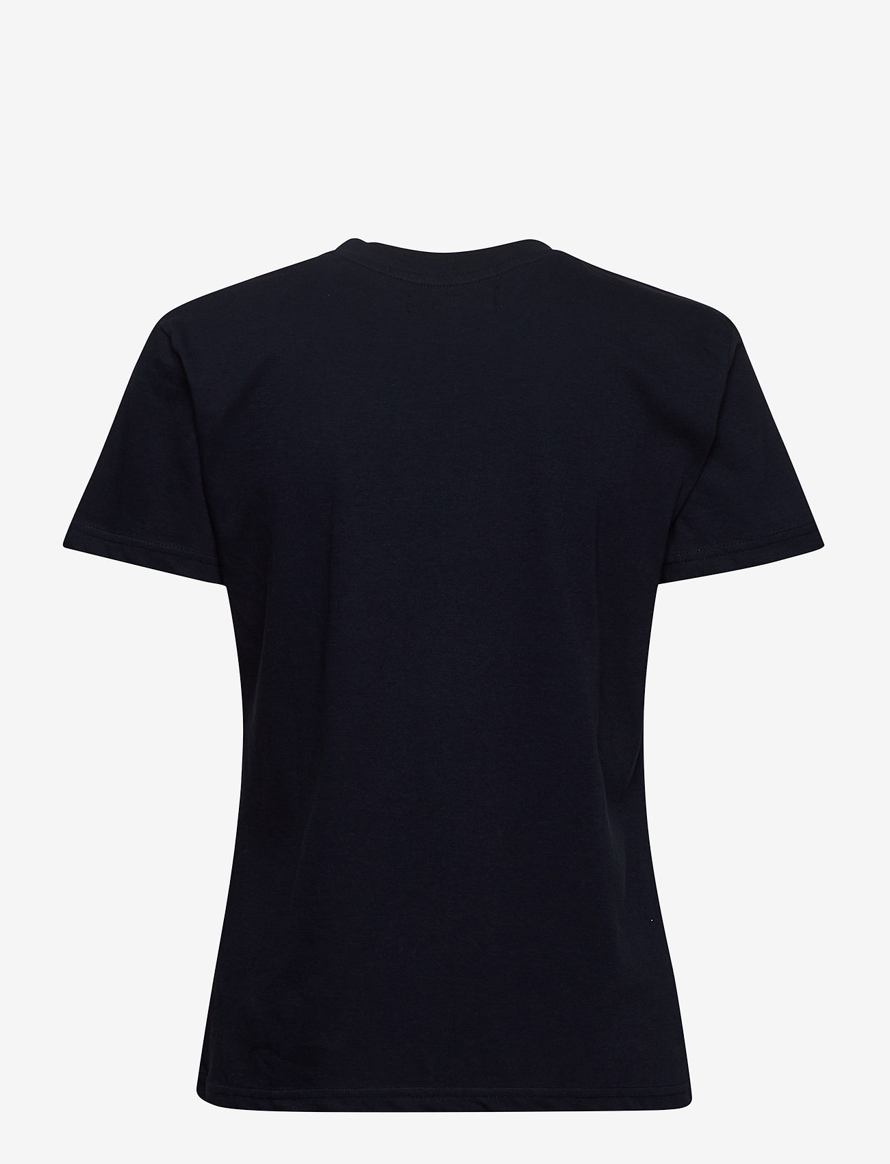 Svea - W. Heart Logo Tee - navy - 1