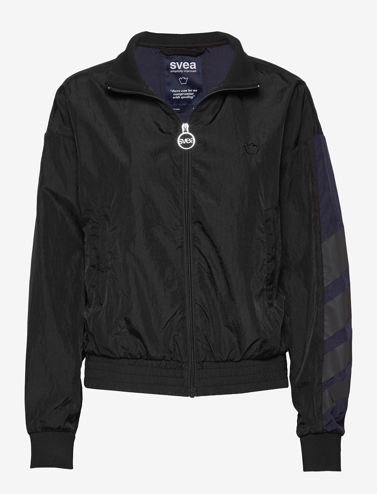 Svea - U. Dark Windbreaker Jacket - black - 0