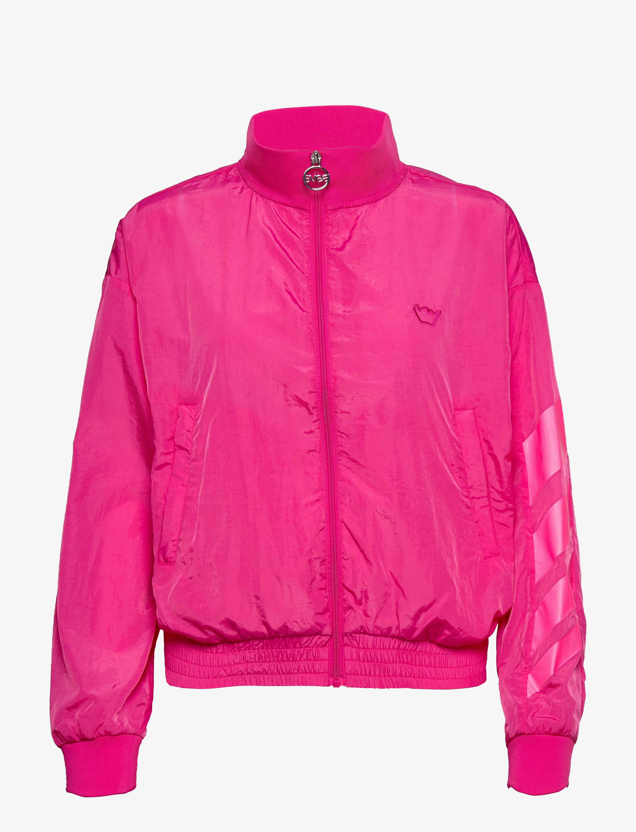 U. Dark Windbreaker Jacket - BRIGHT PINK