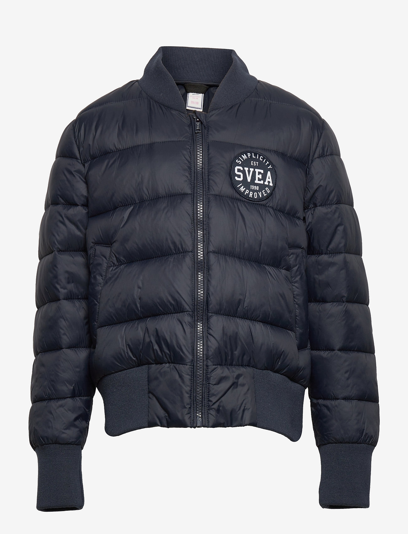 Svea - K. B Quilted Bomber Jacket - insulated jackets - navy - 0