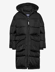 Svea - W. Comfy Puffer Coat - winter jackets - black - 0