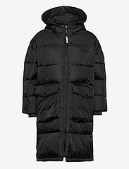 Svea - W. Comfy Puffer Coat - pitkät talvitakit - black - 1