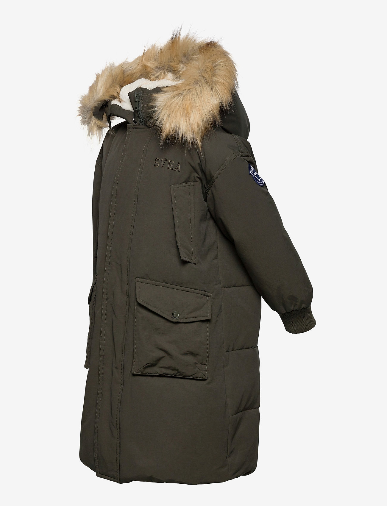 Svea - K. Long Padded Parka - dark army - 2