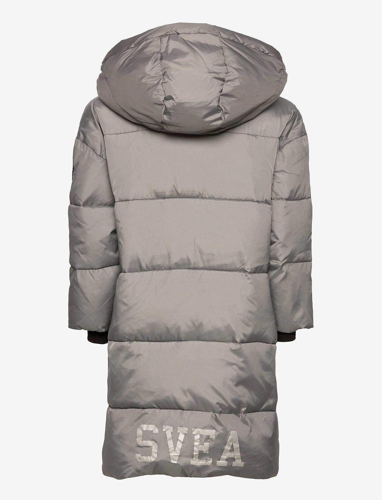 Svea - K. Long Puffer Coat - silver grey - 2