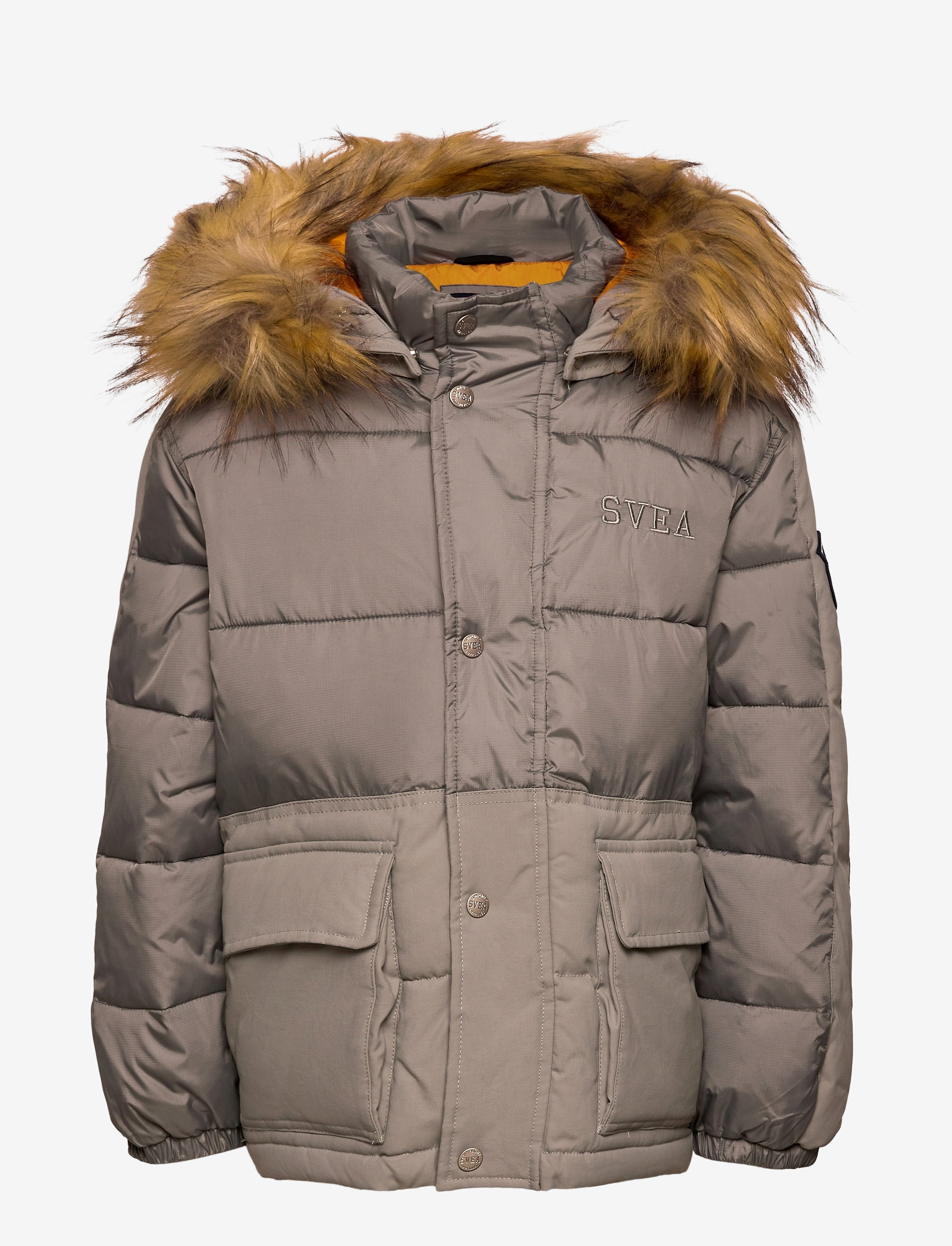 Svea - K. Short Padded Parka - silver grey - 1
