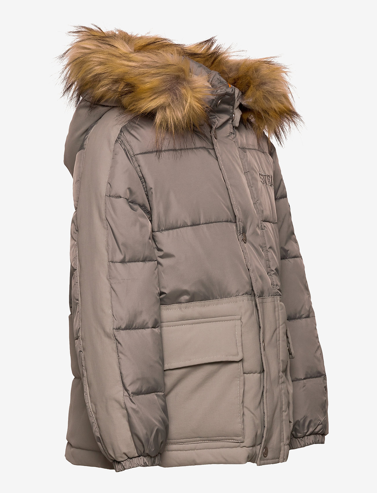 Svea - K. Short Padded Parka - silver grey - 4