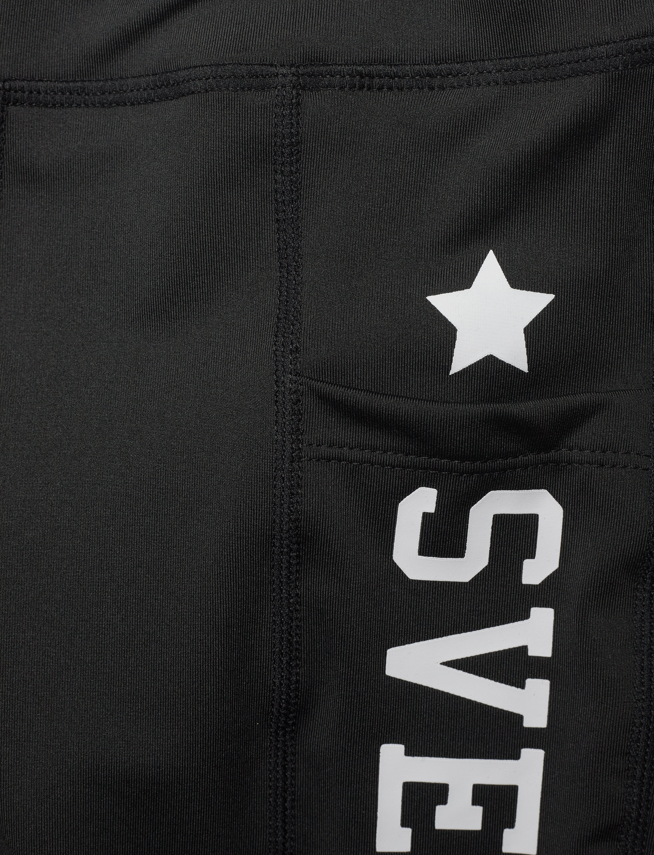 Svea - K. Sporty Star Tights - black - 2