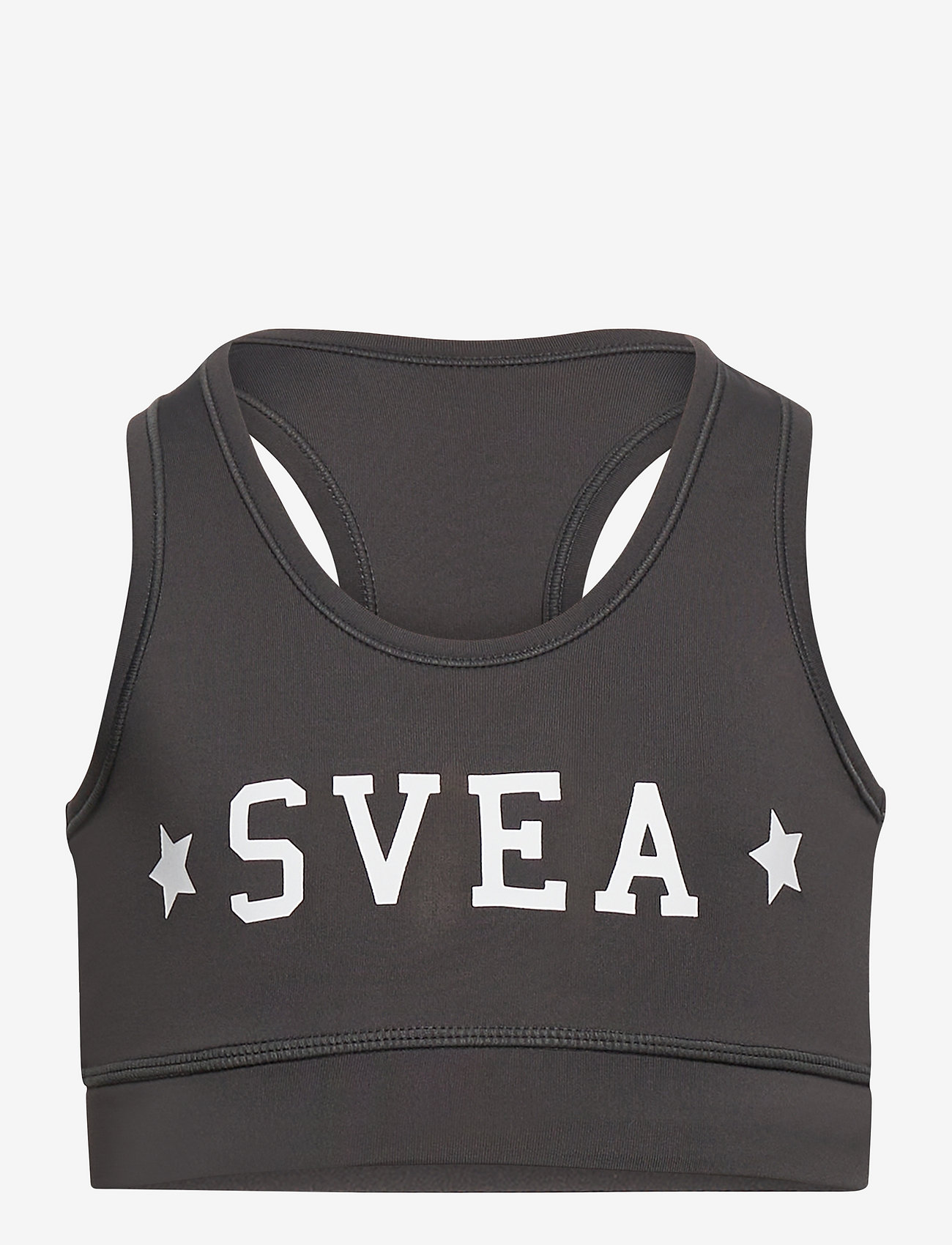 Svea - K. Sporty Star Top - toppar - grey - 1