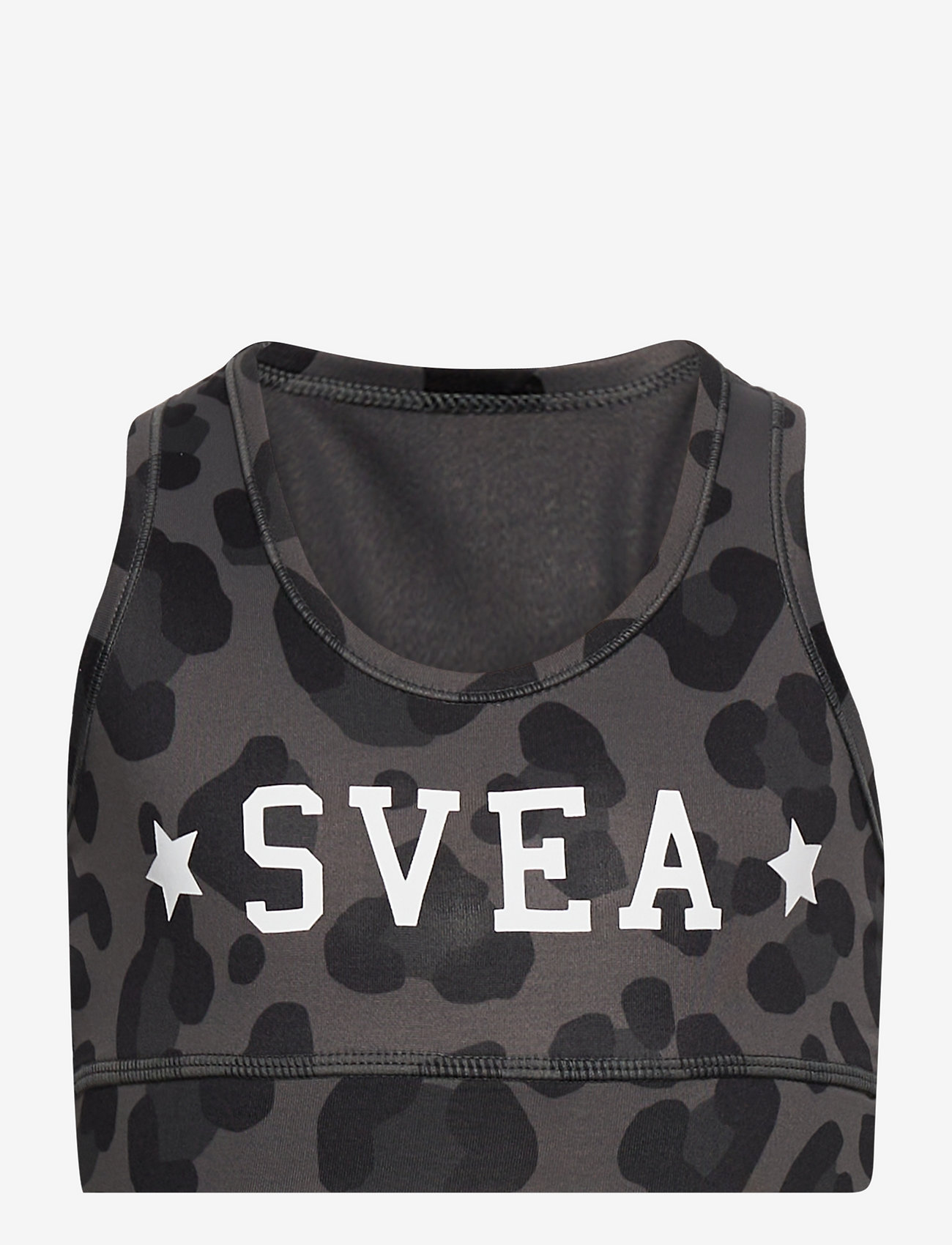 Svea - K. Sporty Star Top - overdele - grey leo - 0