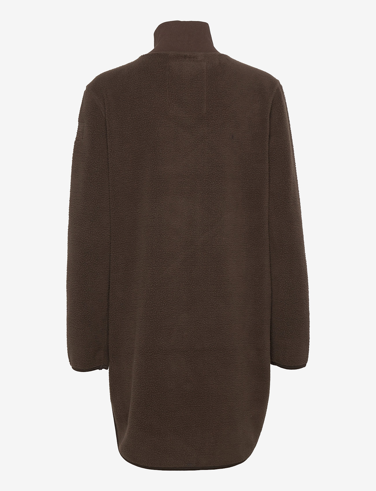 Svea - W. Long Pile Zip Sweat - brownie bit - 1