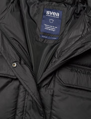 Svea - W. Balloon Sleeve Puffer Coat - winter jackets - black - 3