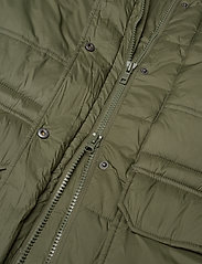 Svea - W. Balloon Sleeve Puffer Coat - winter jackets - dark army - 5