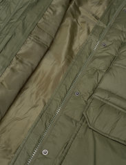 Svea - W. Balloon Sleeve Puffer Coat - winter jackets - dark army - 6