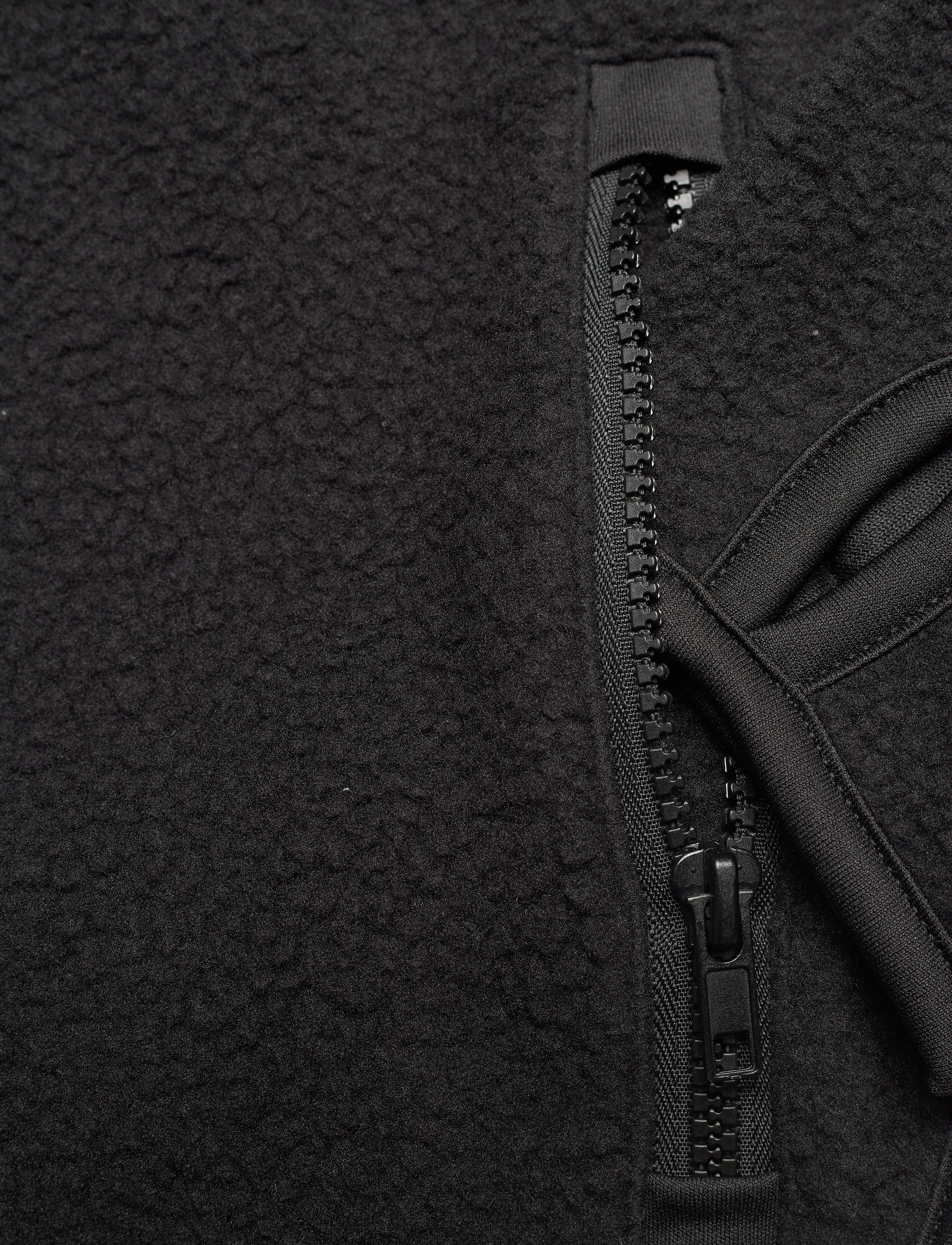 Svea - W. Pile Turtle Zip Sweat - black - 3