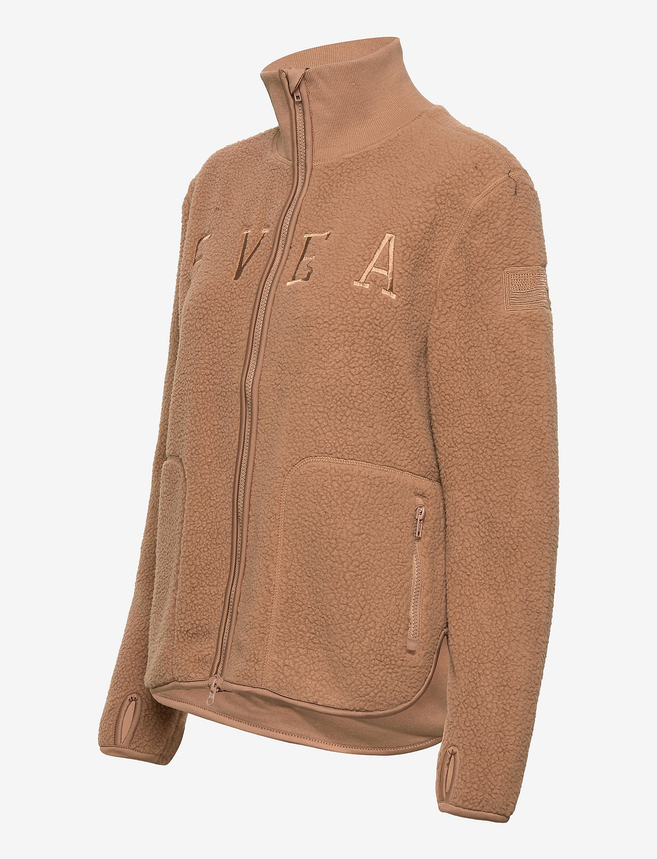 Svea - W. Pile Turtle Zip Sweat - camel - 2