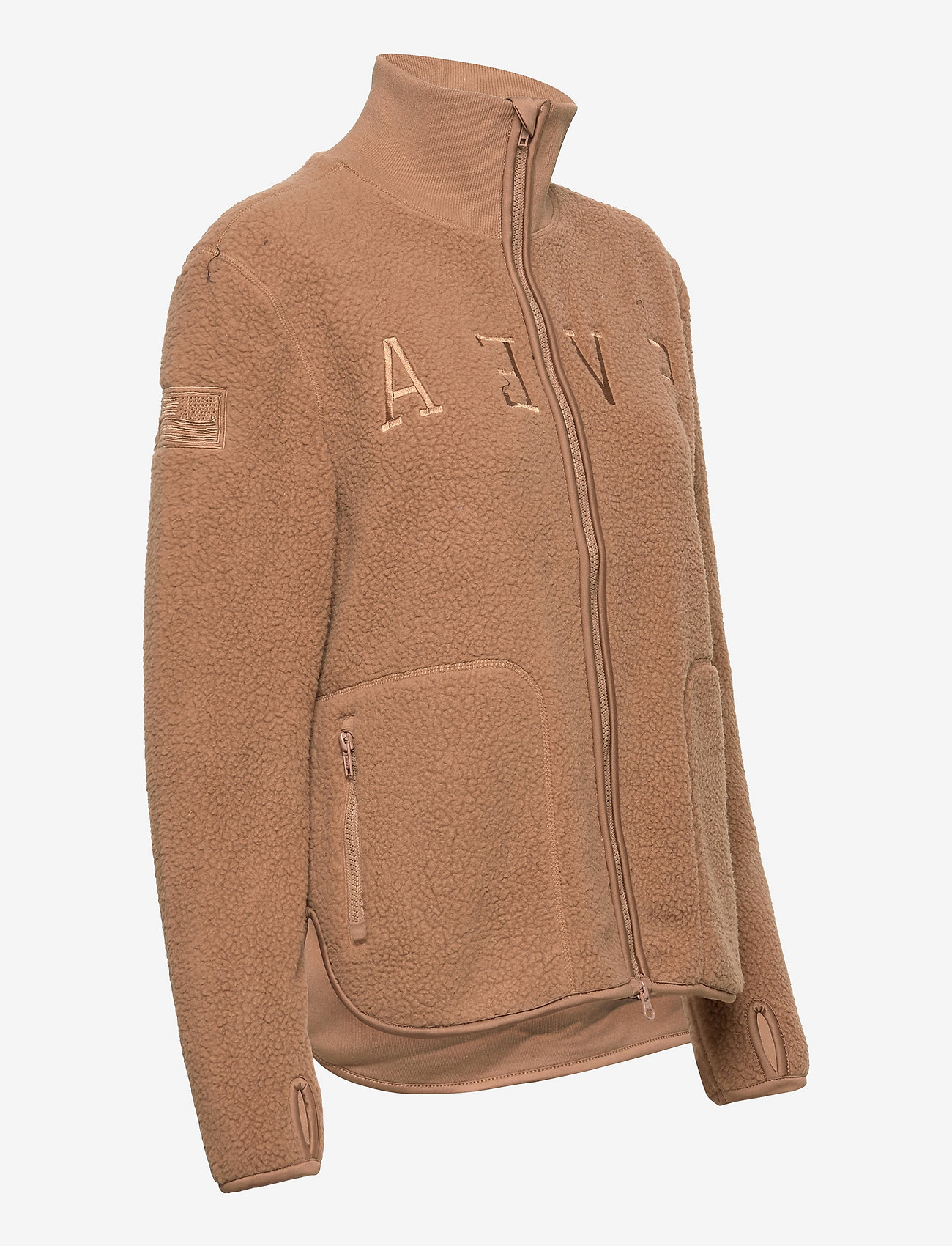 Svea - W. Pile Turtle Zip Sweat - camel - 3