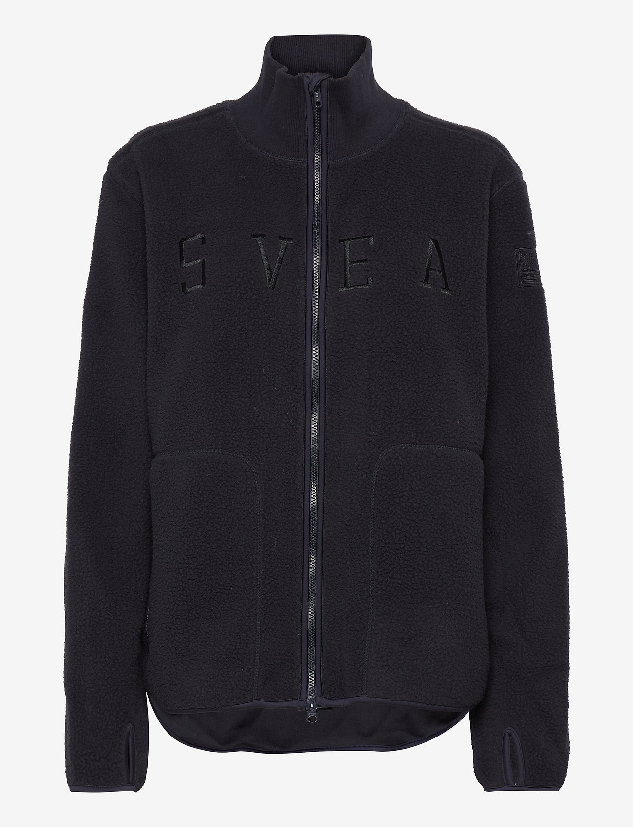 W. Pile Turtle Zip Sweat