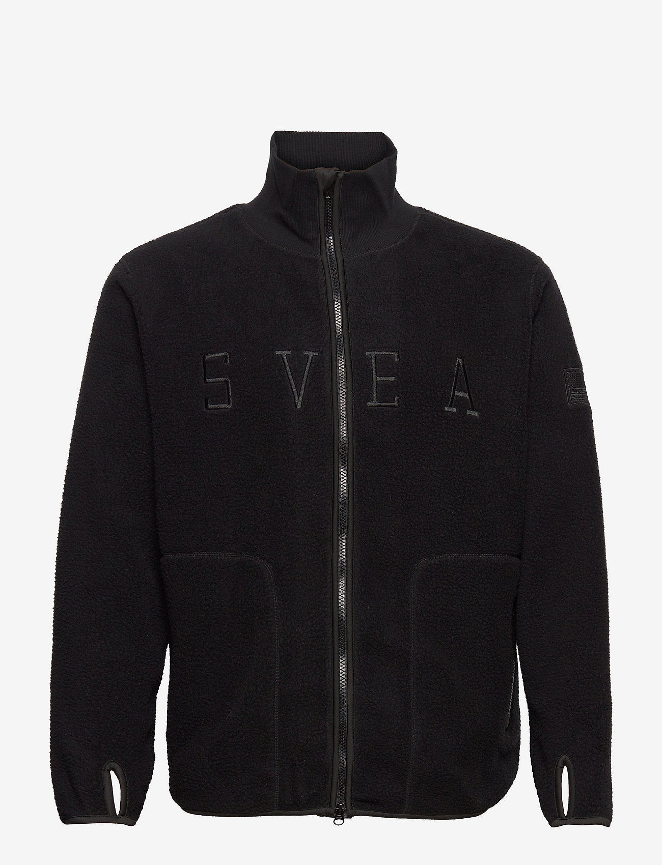 M. Pile Turtle Zip Sweat - BLACK