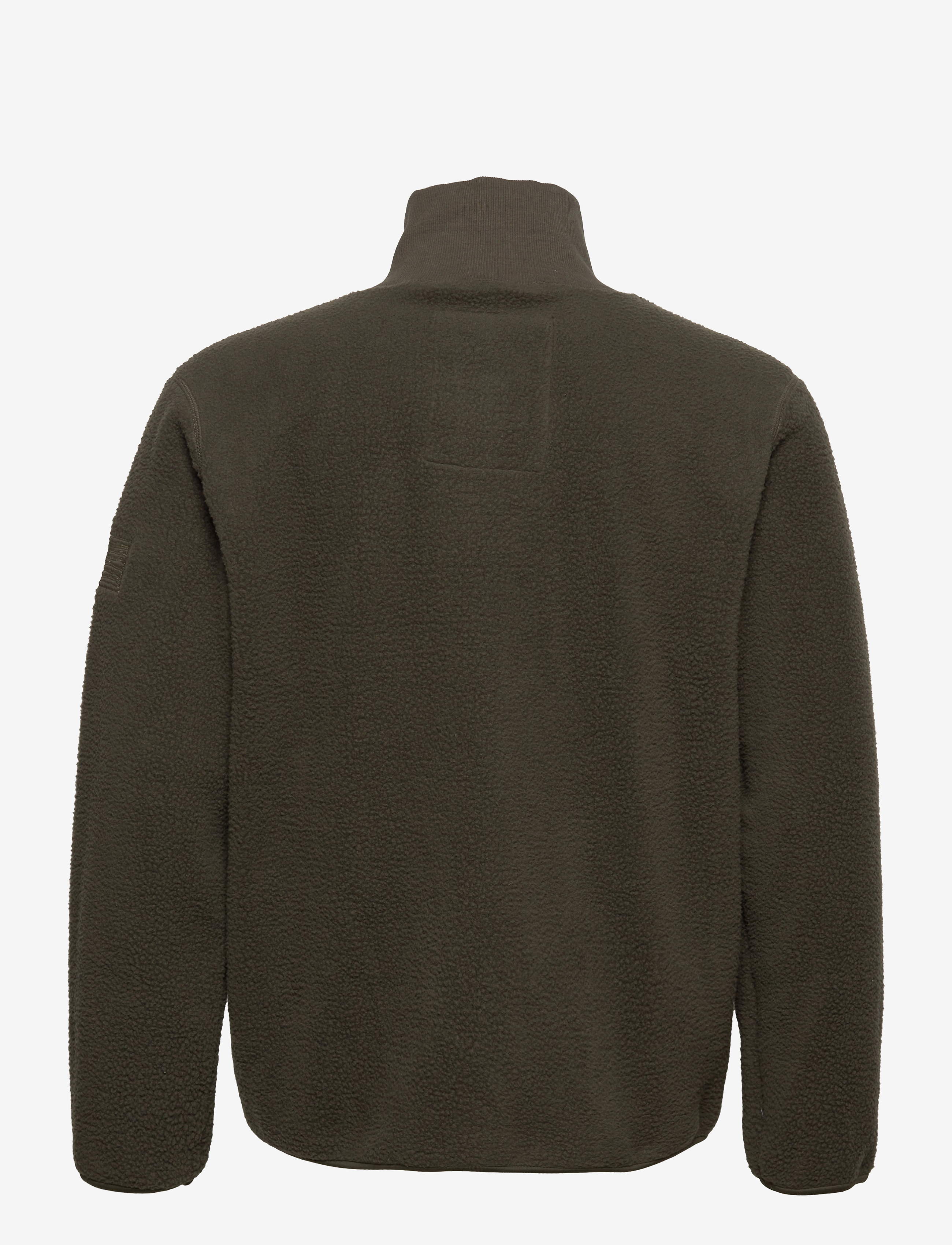 Svea - M. Pile Turtle Zip Sweat - dark army - 1