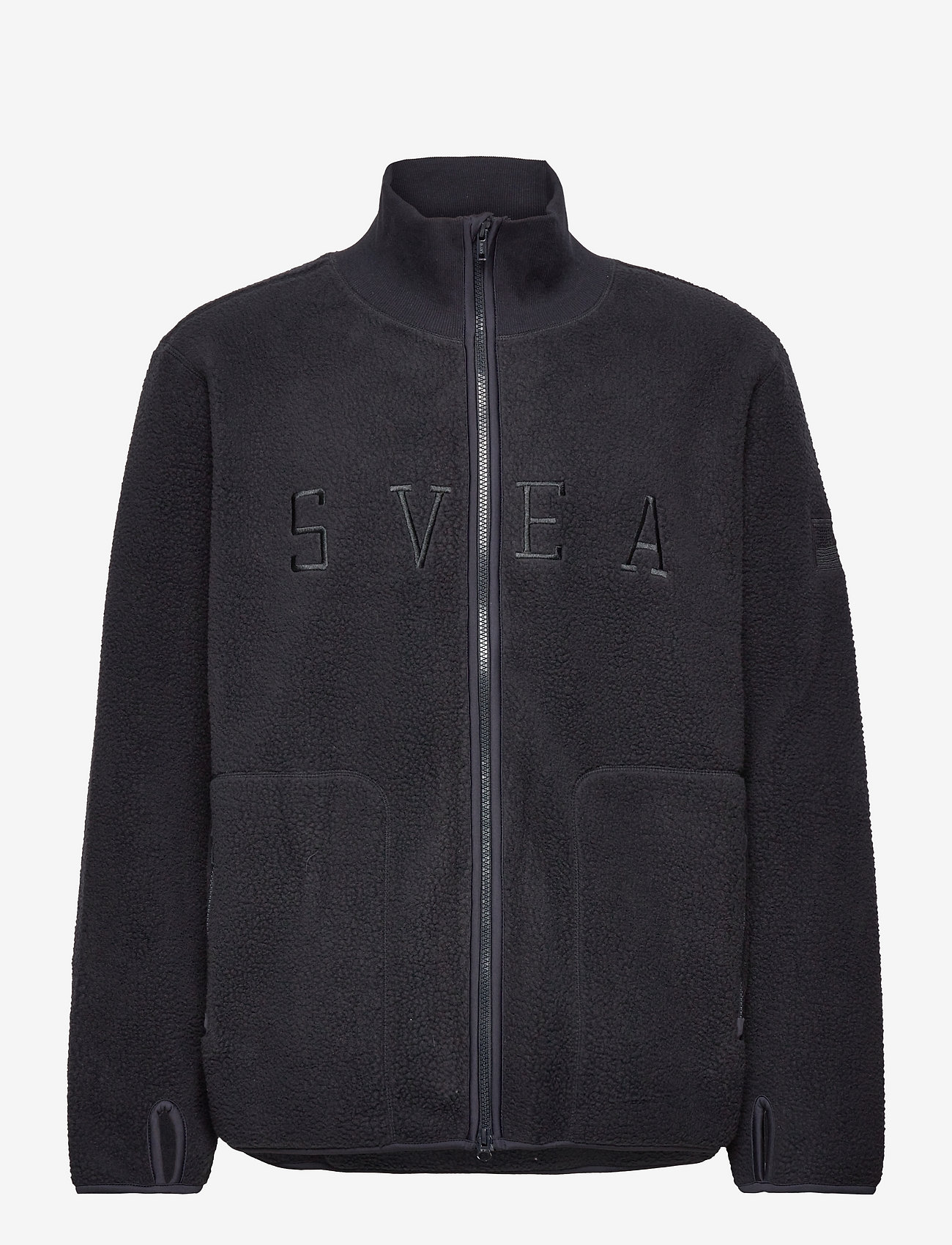 Svea - M. Pile Turtle Zip Sweat - navy - 0
