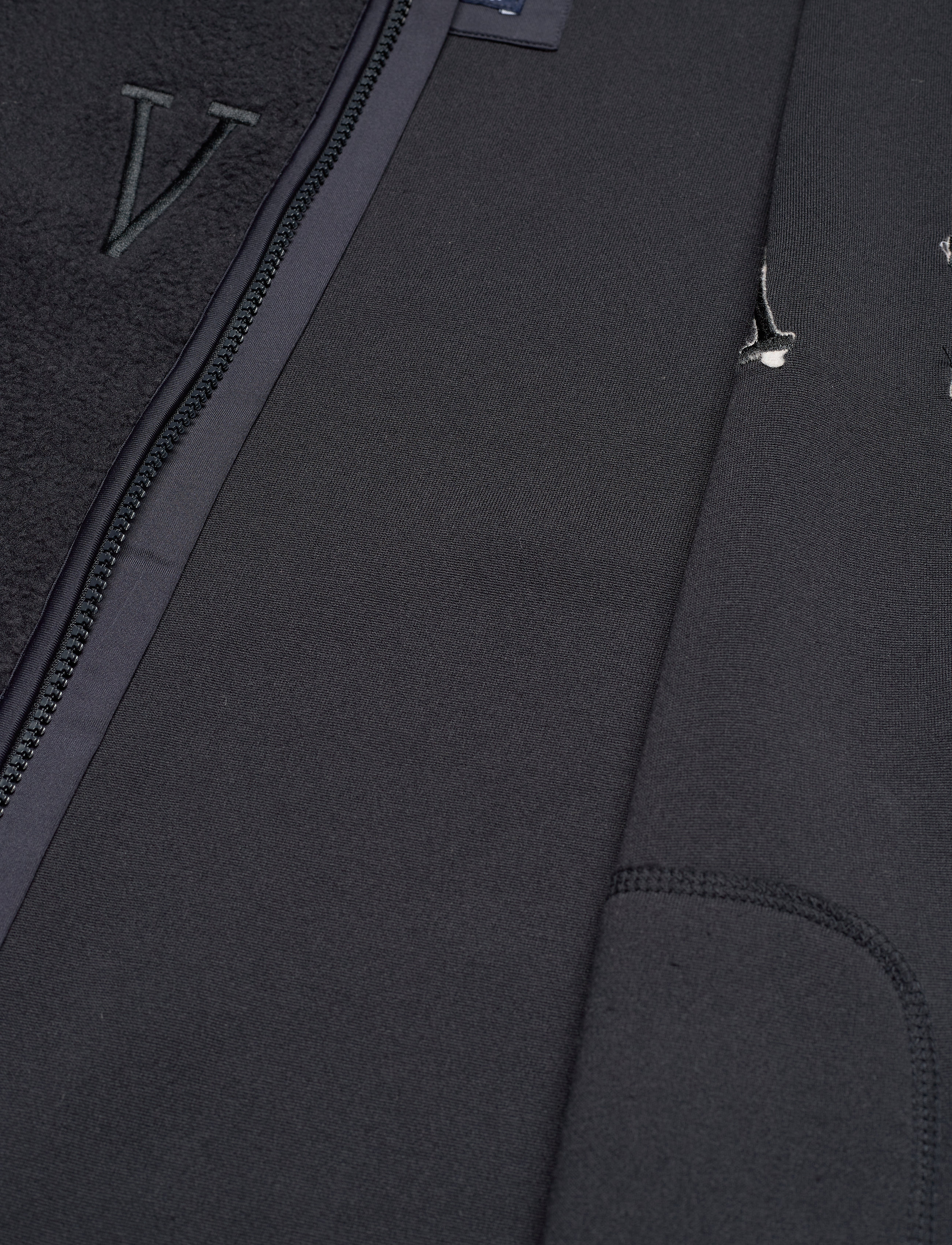 Svea - M. Pile Turtle Zip Sweat - navy - 4