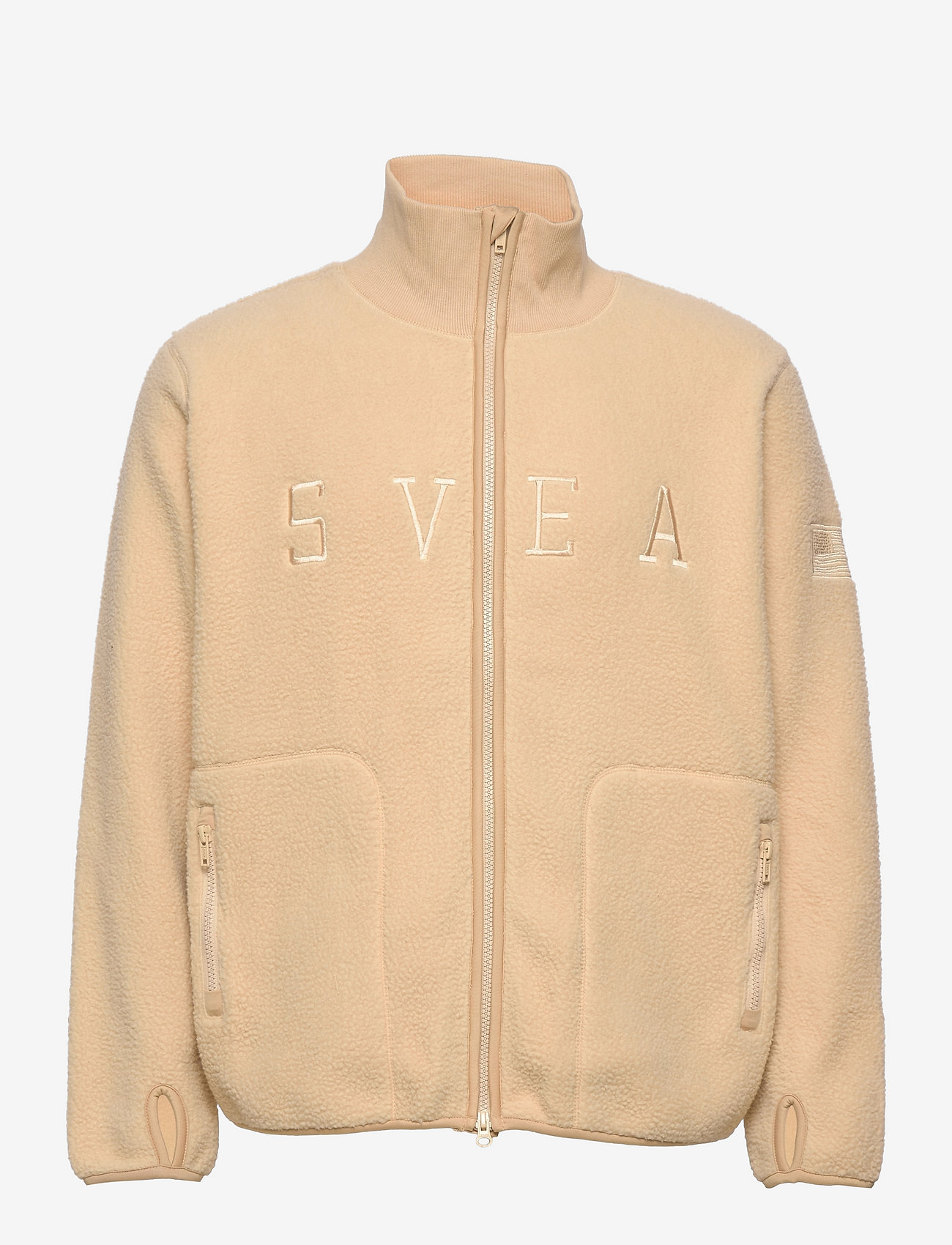 M. Pile Turtle Zip Sweat - SAND