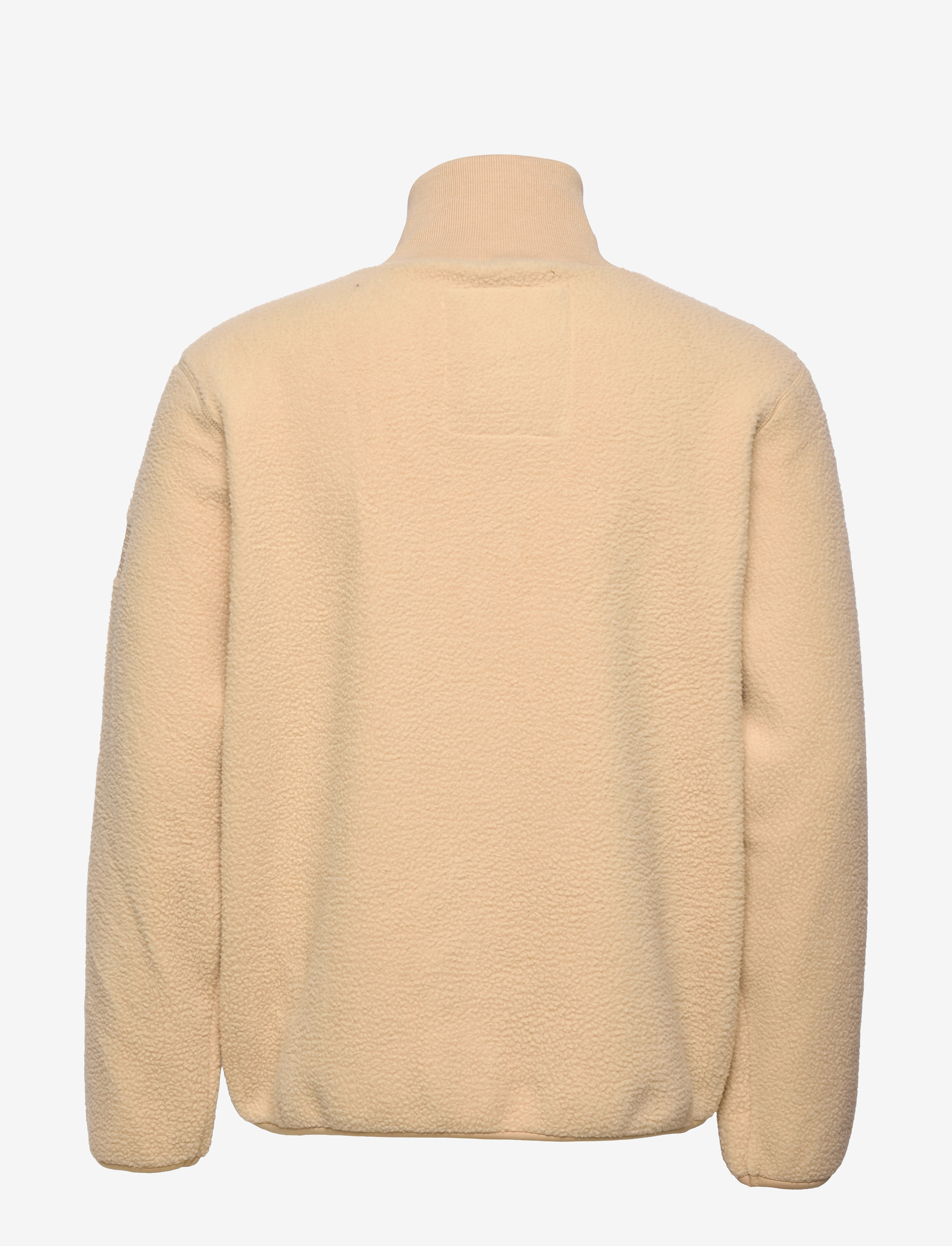 Svea - M. Pile Turtle Zip Sweat - sand - 1