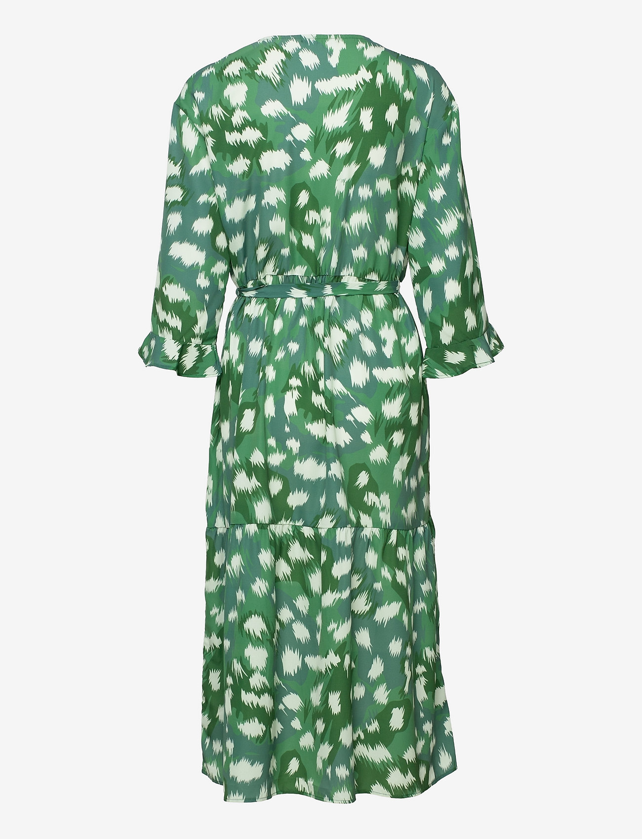 Svea - W. Casual Frill Dress - green deer - 1