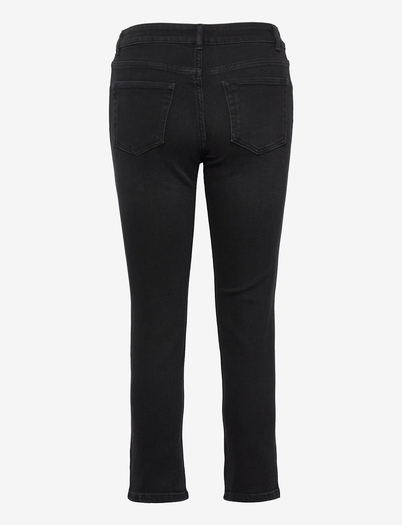 Svea - W. Perfect Straight Denim - raka jeans - black denim - 1
