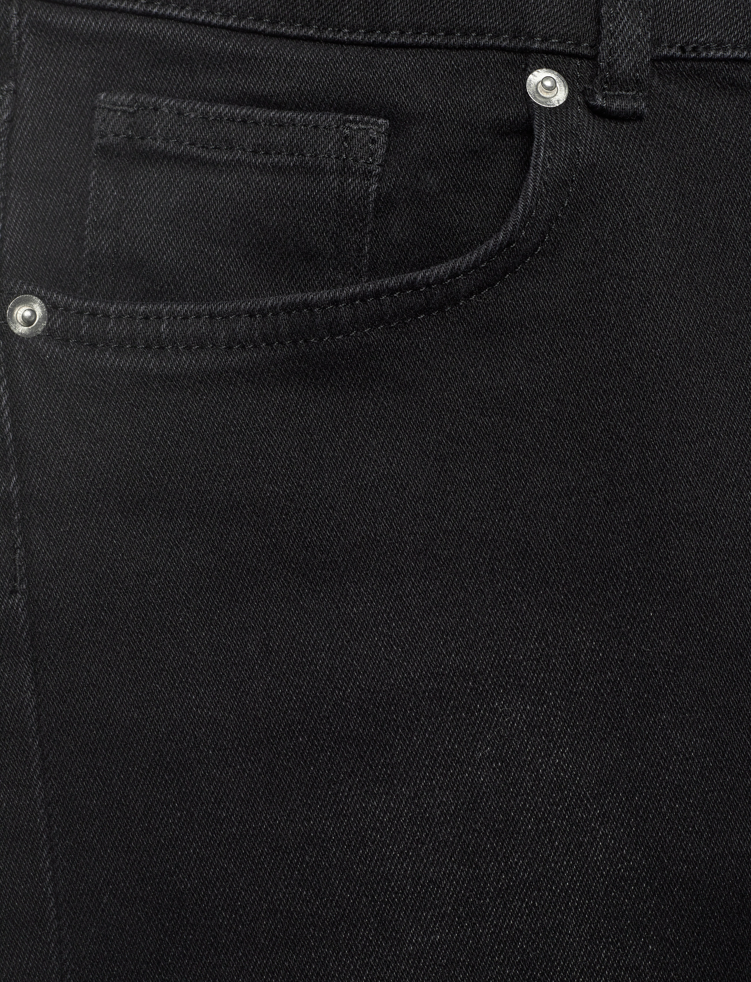 Svea - W. Perfect Straight Denim - straight jeans - black denim - 2