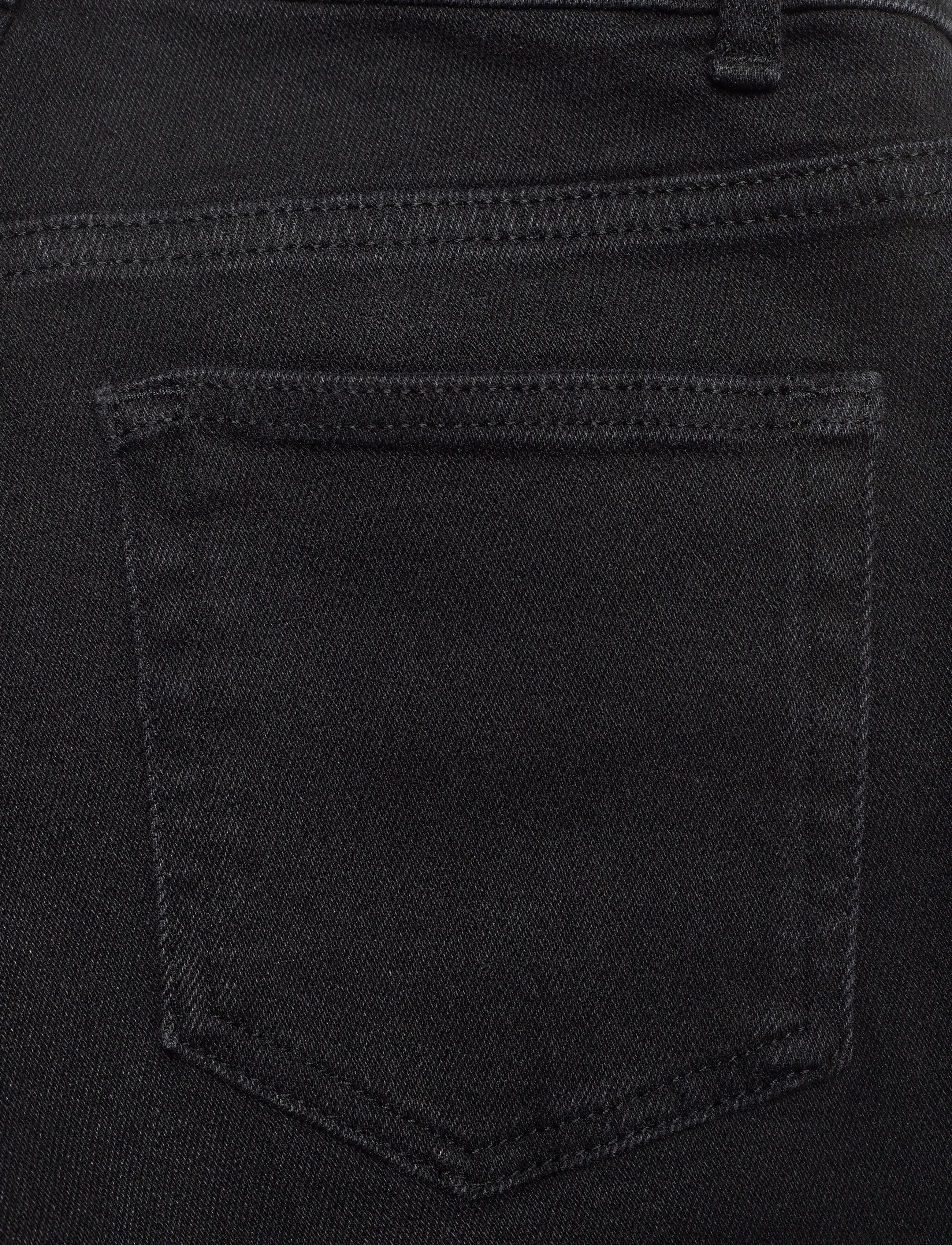 Svea - W. Perfect Straight Denim - straight jeans - black denim - 4