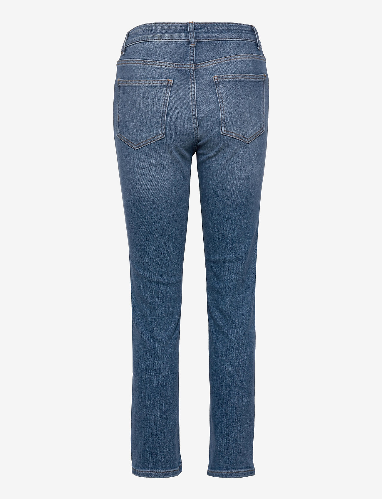 Svea - W. Perfect Straight Denim - raka jeans - blue denim - 1