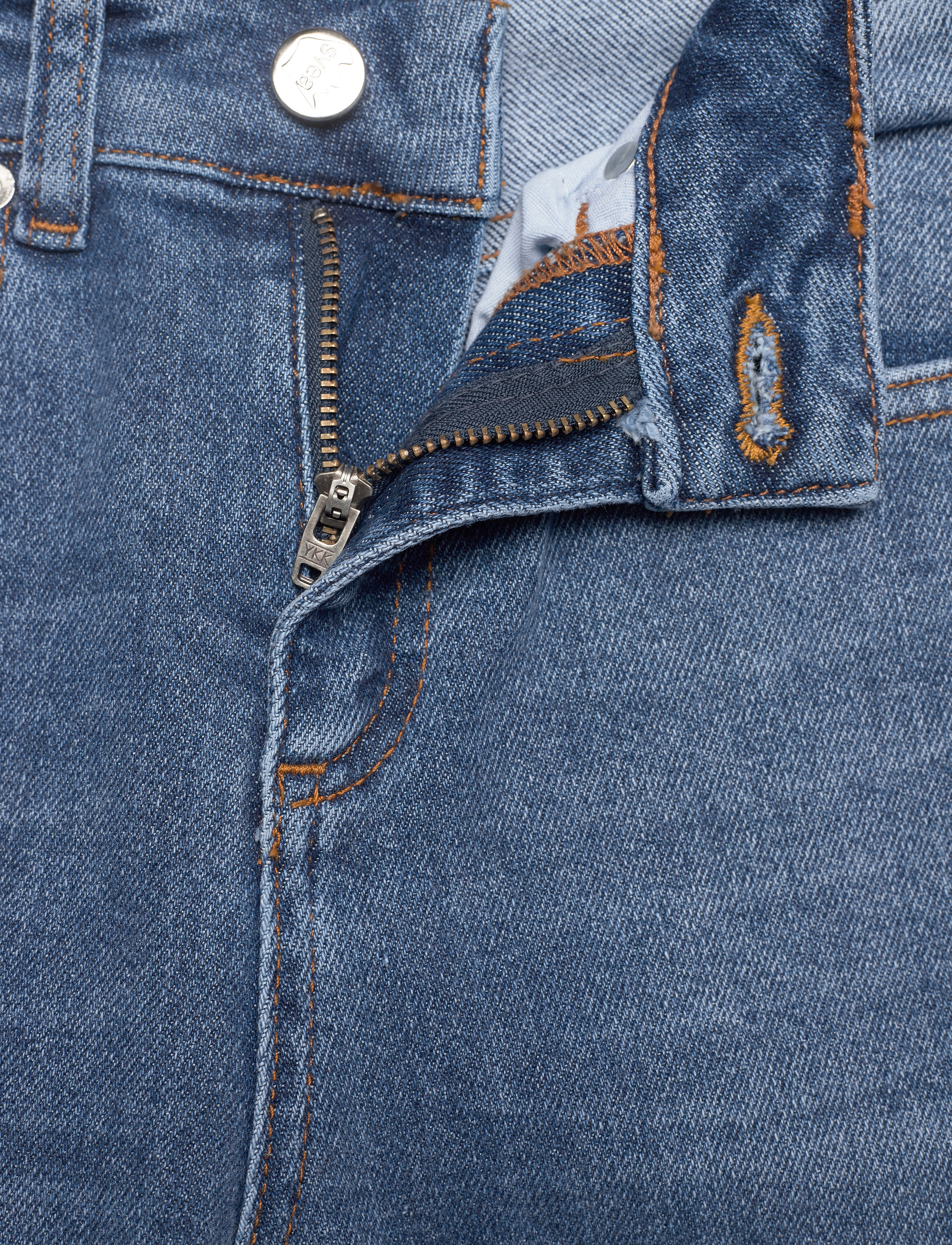 Svea - W. Perfect Straight Denim - die niedrigsten preise - blue denim - 3