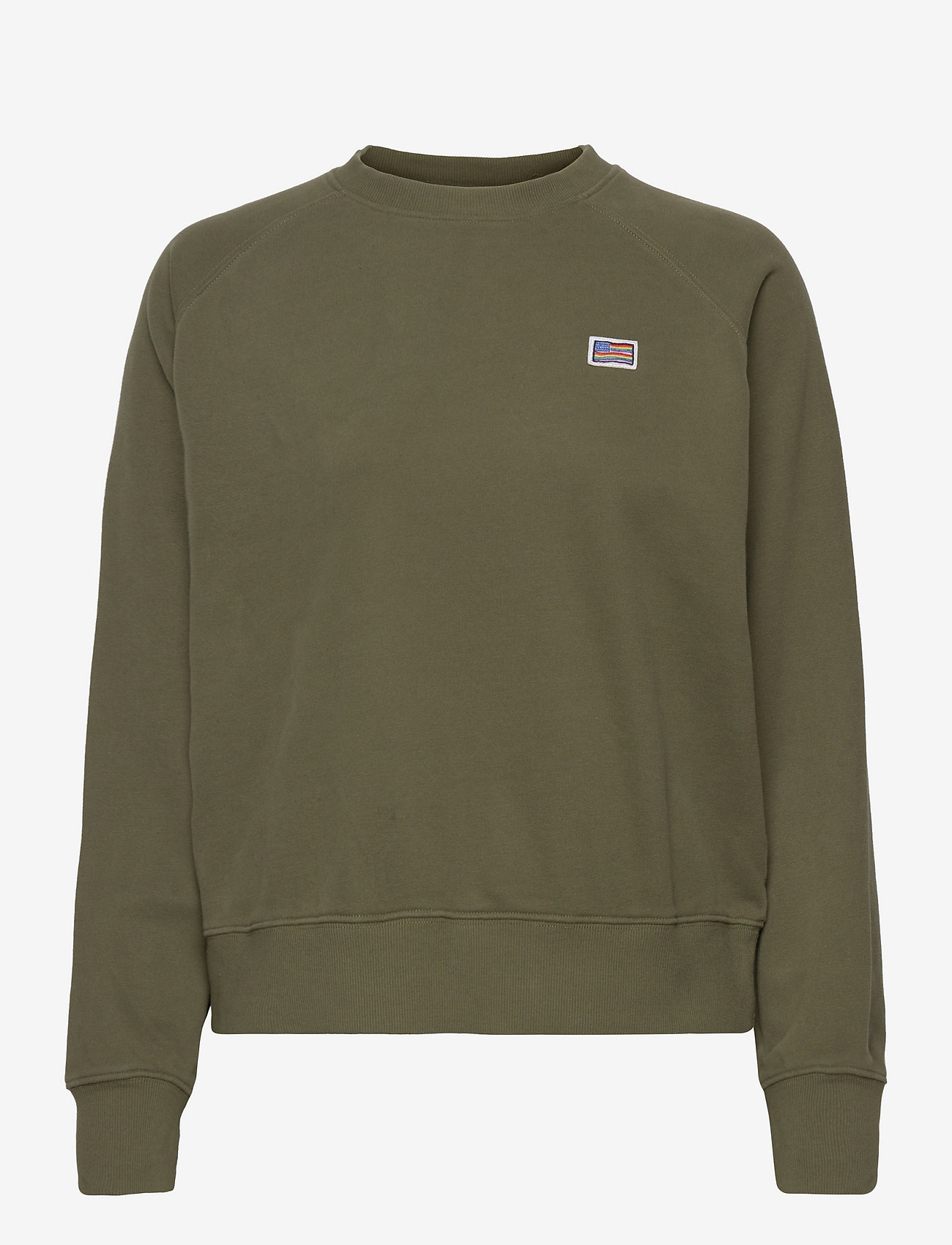 Svea - W. Mini Flag Badge Sweat - army green - 0