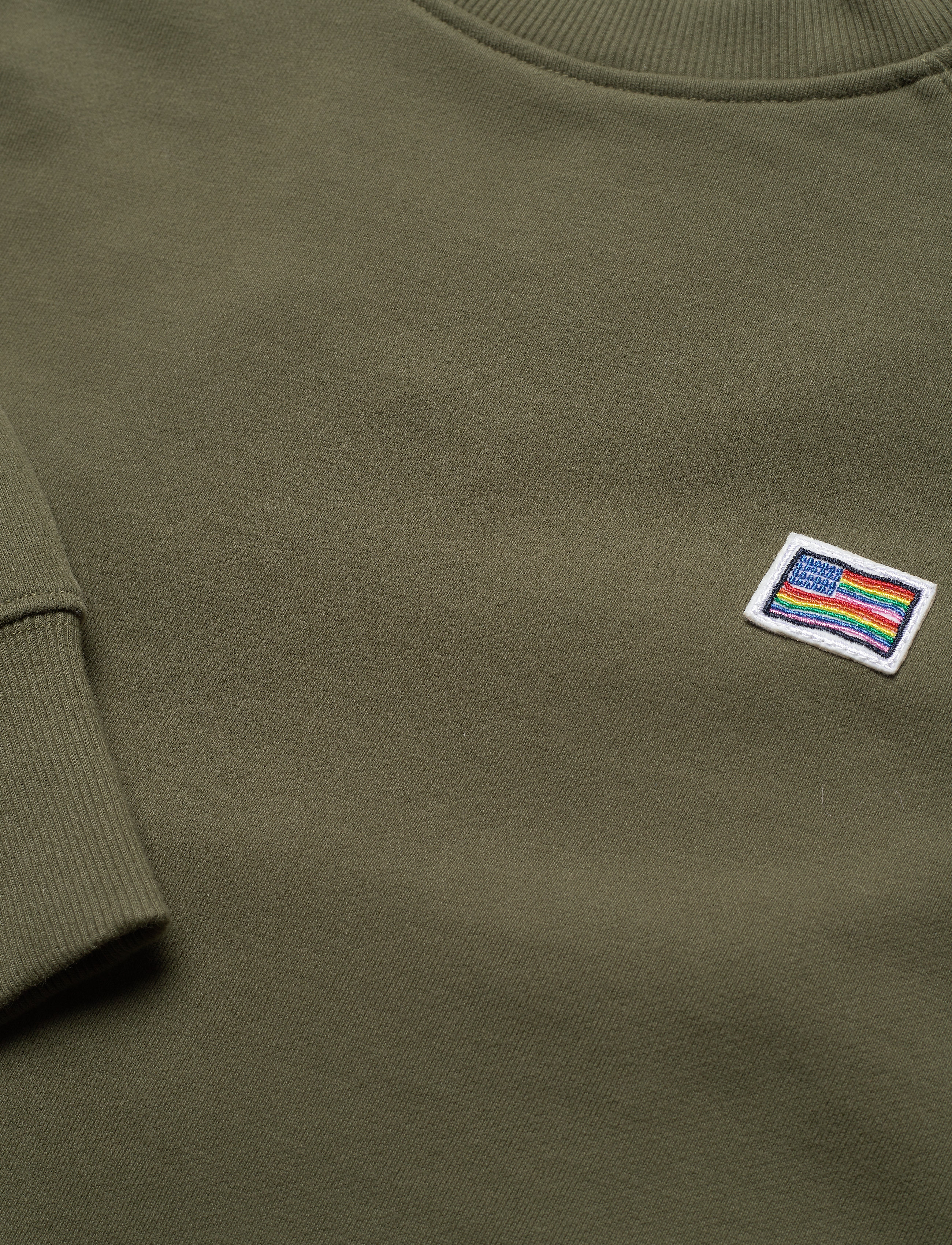 Svea - W. Mini Flag Badge Sweat - army green - 2