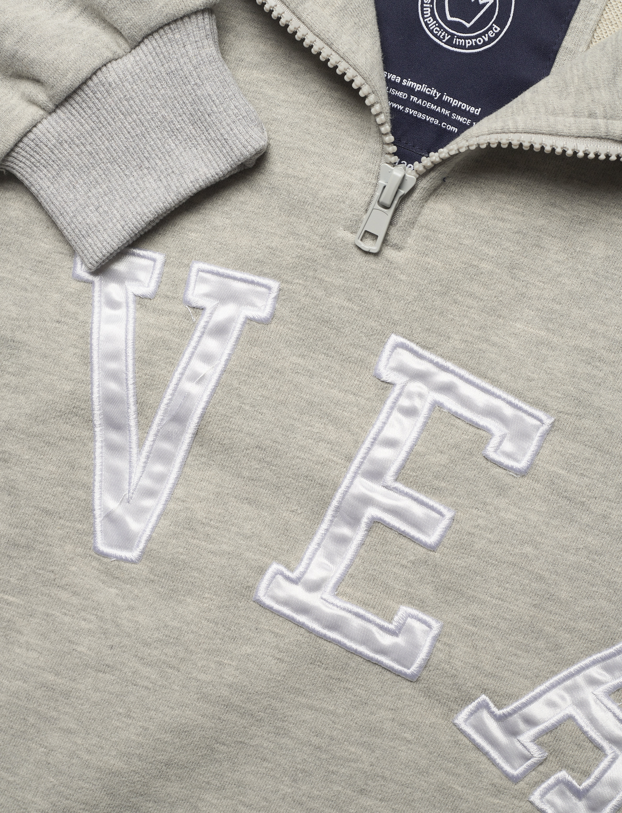Svea - K. Half Zip Svea Sweat - grey melange - 2