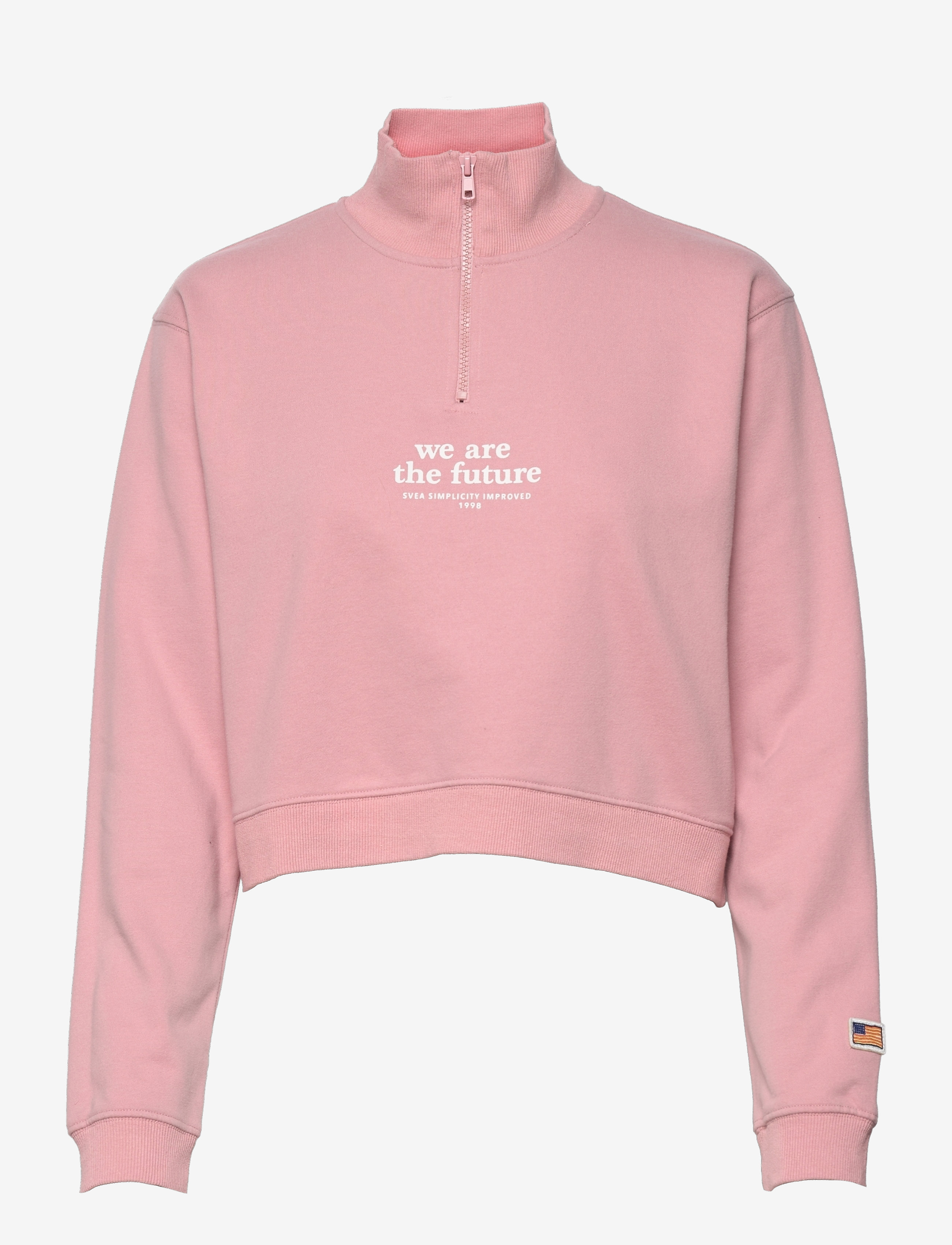 W. Half Zip Sweat - BERRY