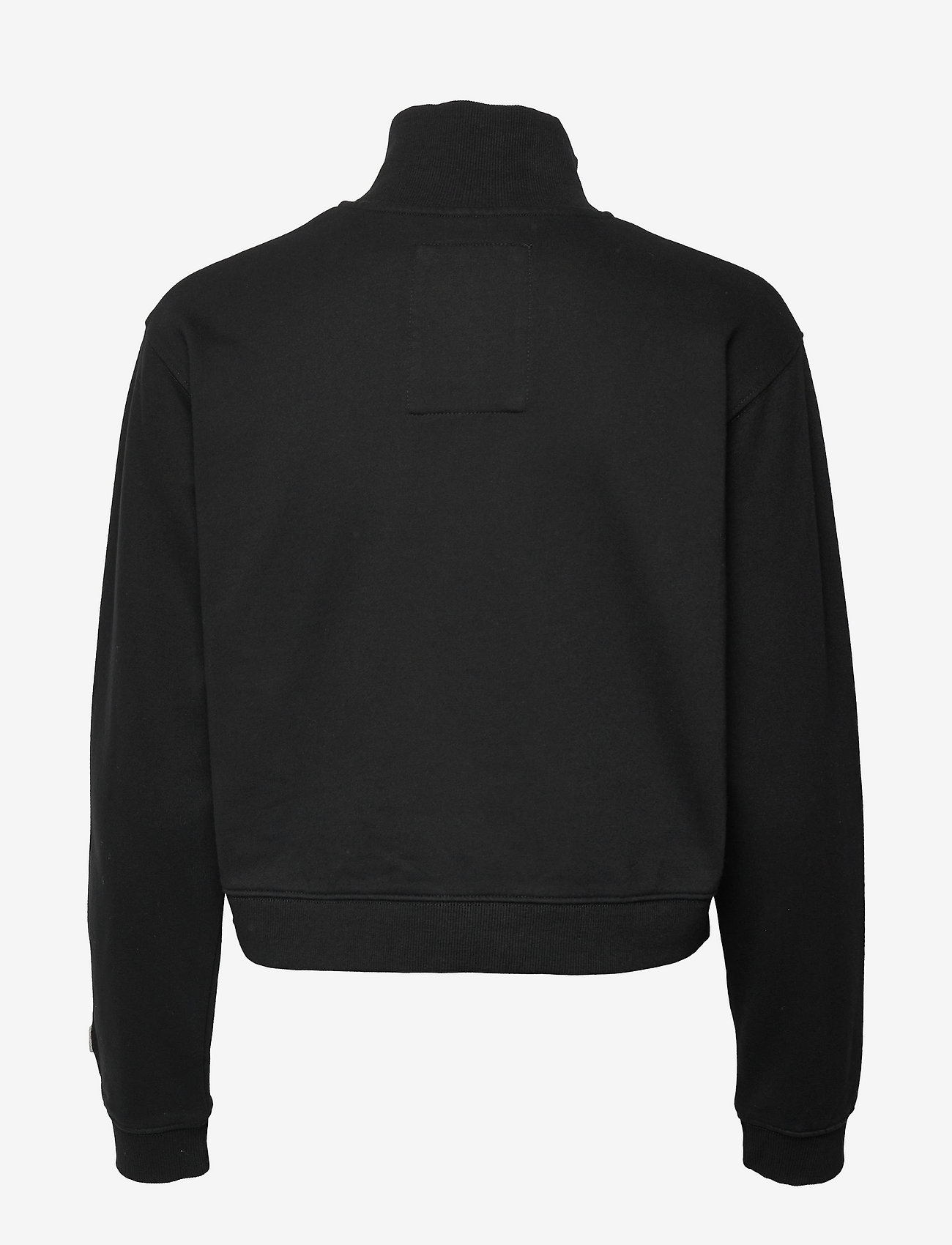 Svea - W. Half Zip Sweat - sweatshirts - black - 1
