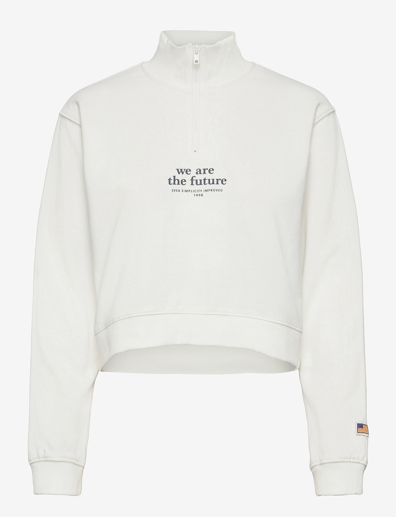 Svea - W. Half Zip Sweat - naised - broken white - 0