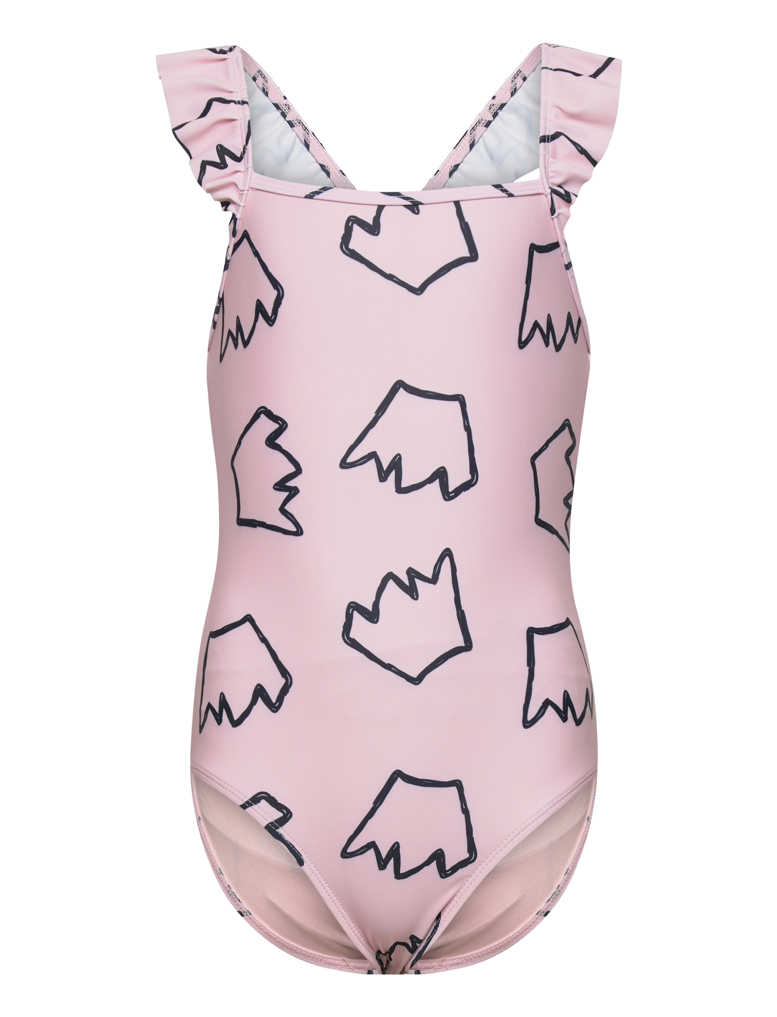 Svea - K. Frilly Swimsuit - light pink - 0