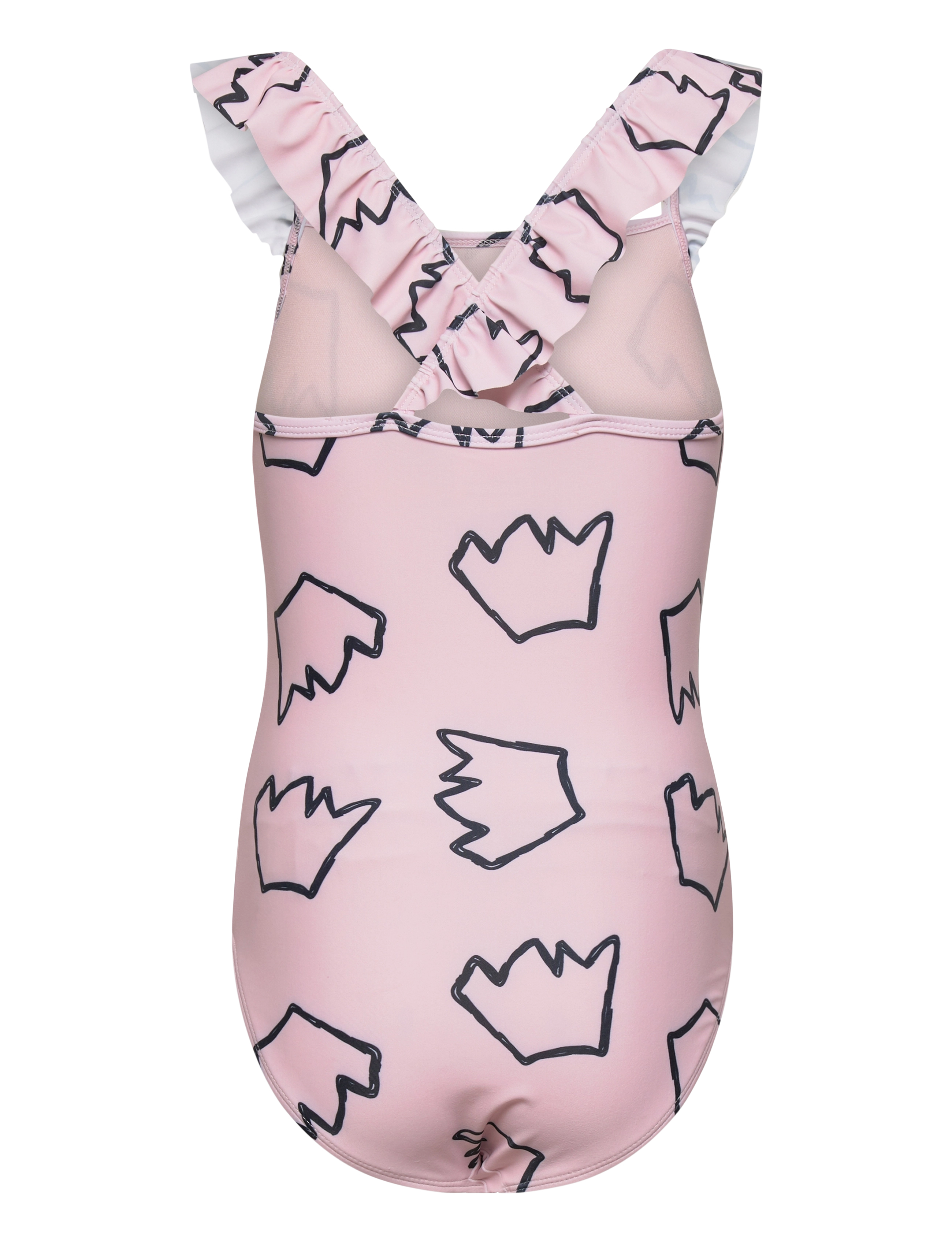 Svea - K. Frilly Swimsuit - light pink - 1