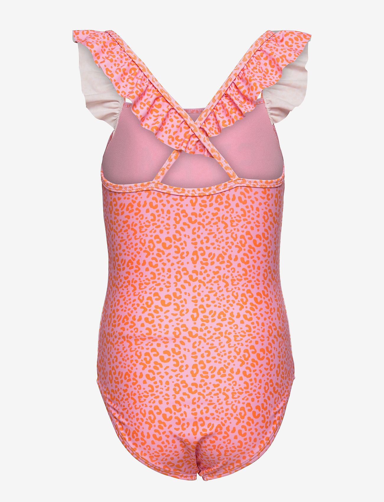 Svea - K. Frilly Swimsuit - pink - 1