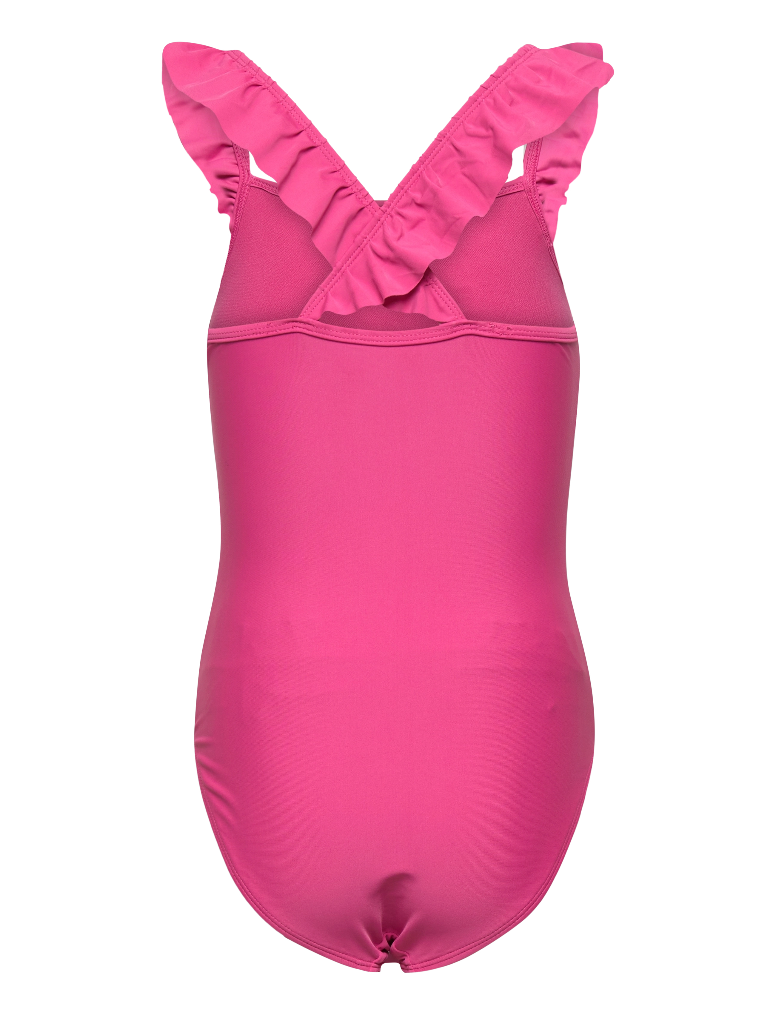 Svea - K. Frilly Swimsuit - strong pink - 1