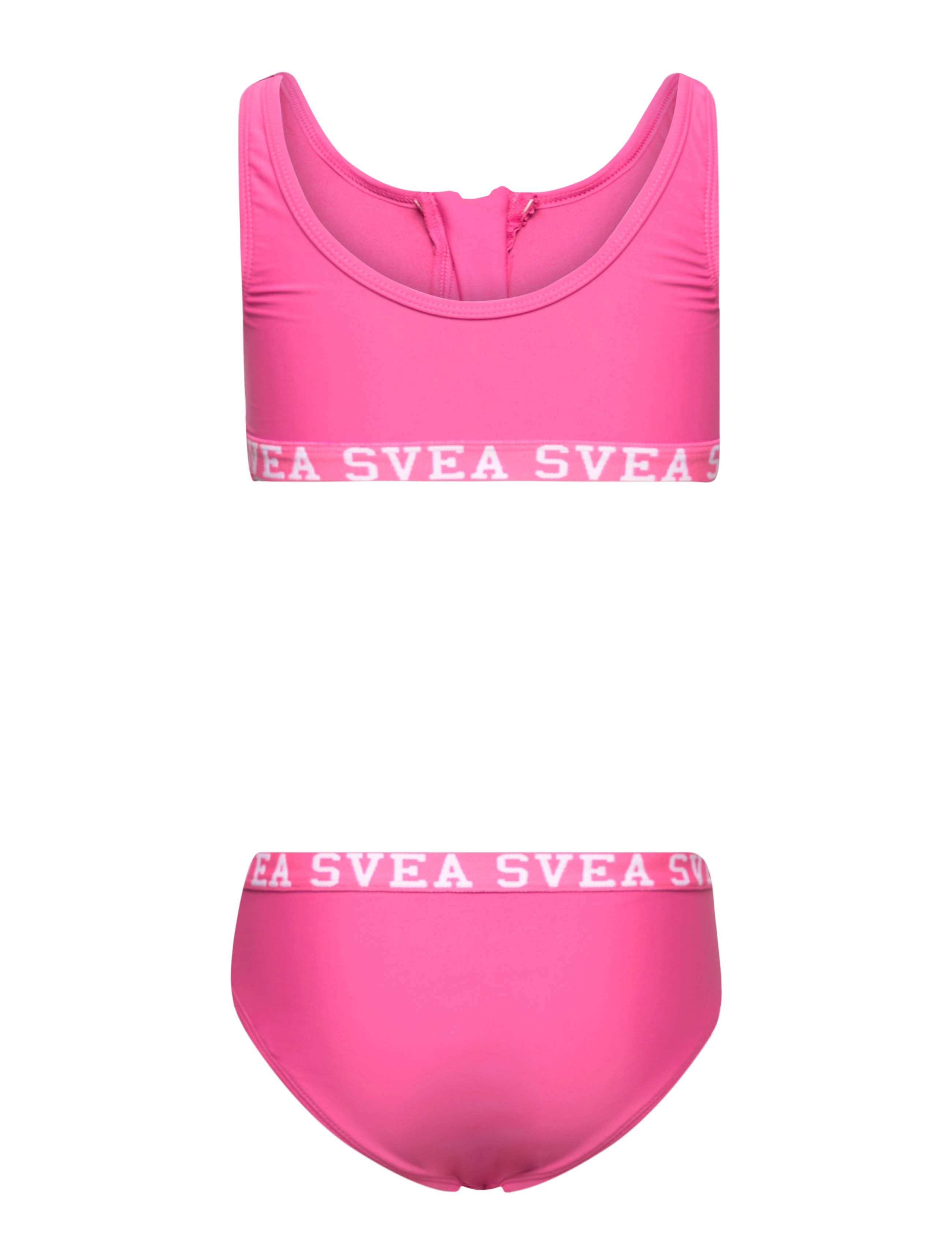Svea - K. Sporty Zip Bikini - strong pink - 1