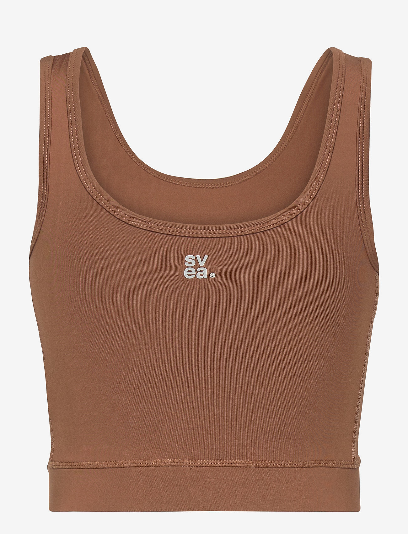 Svea - W. Logo Sport Top - light brown - 1
