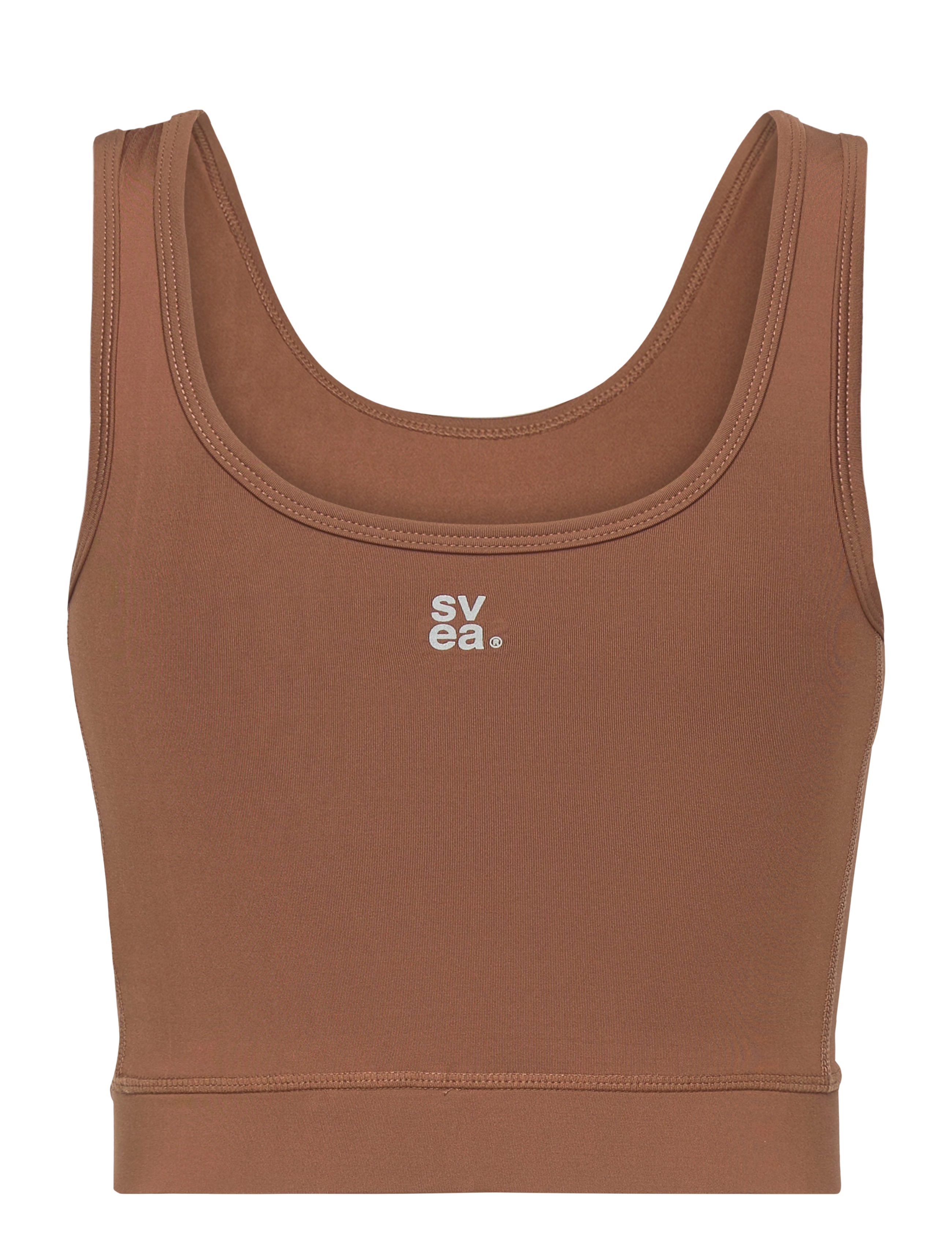Svea - W. Logo Sport Top - light brown - 1