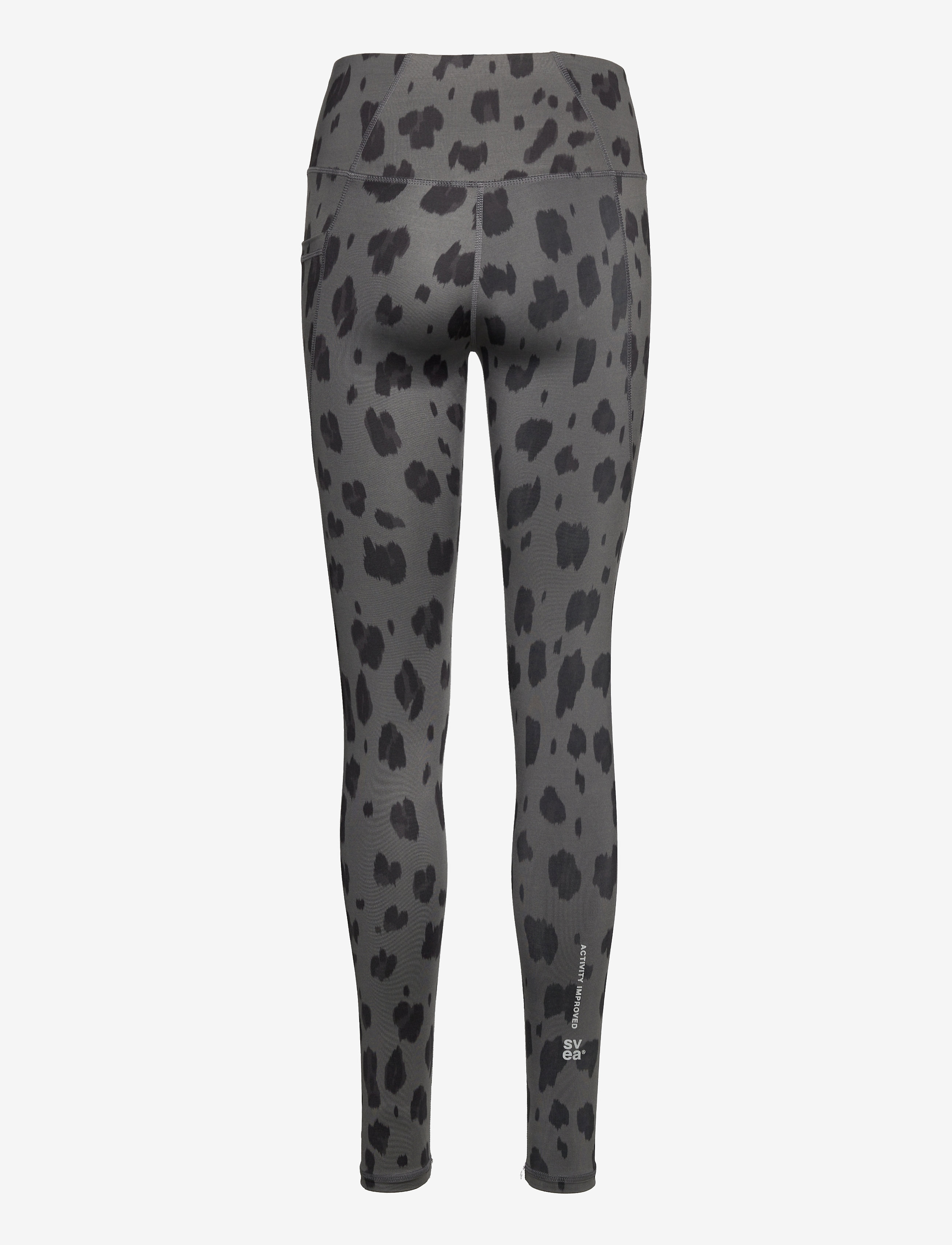 Svea - W. Tonal Leo Tights - fuld længde - black/grey - 1