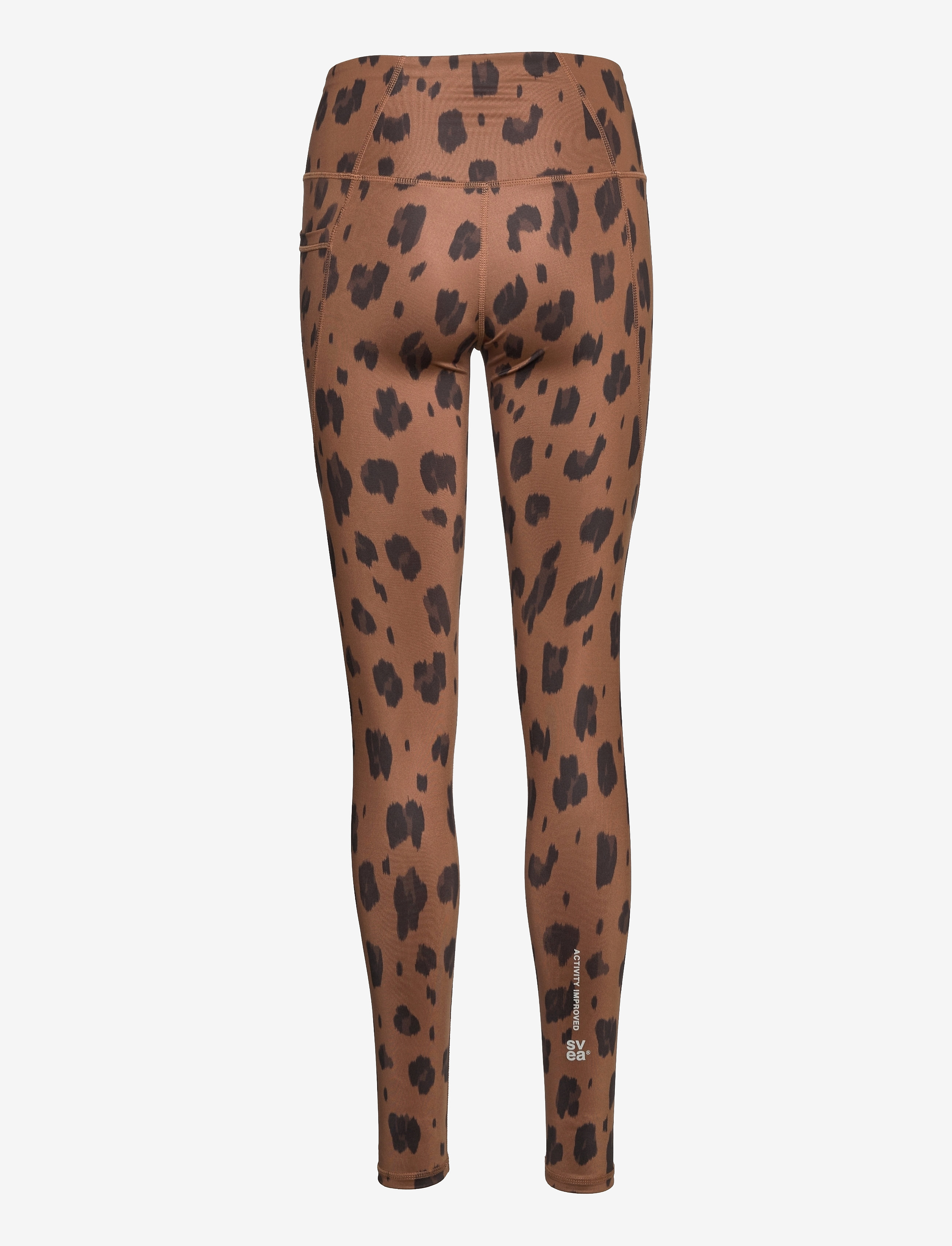 Svea - W. Tonal Leo Tights - fuld længde - light brown - 1