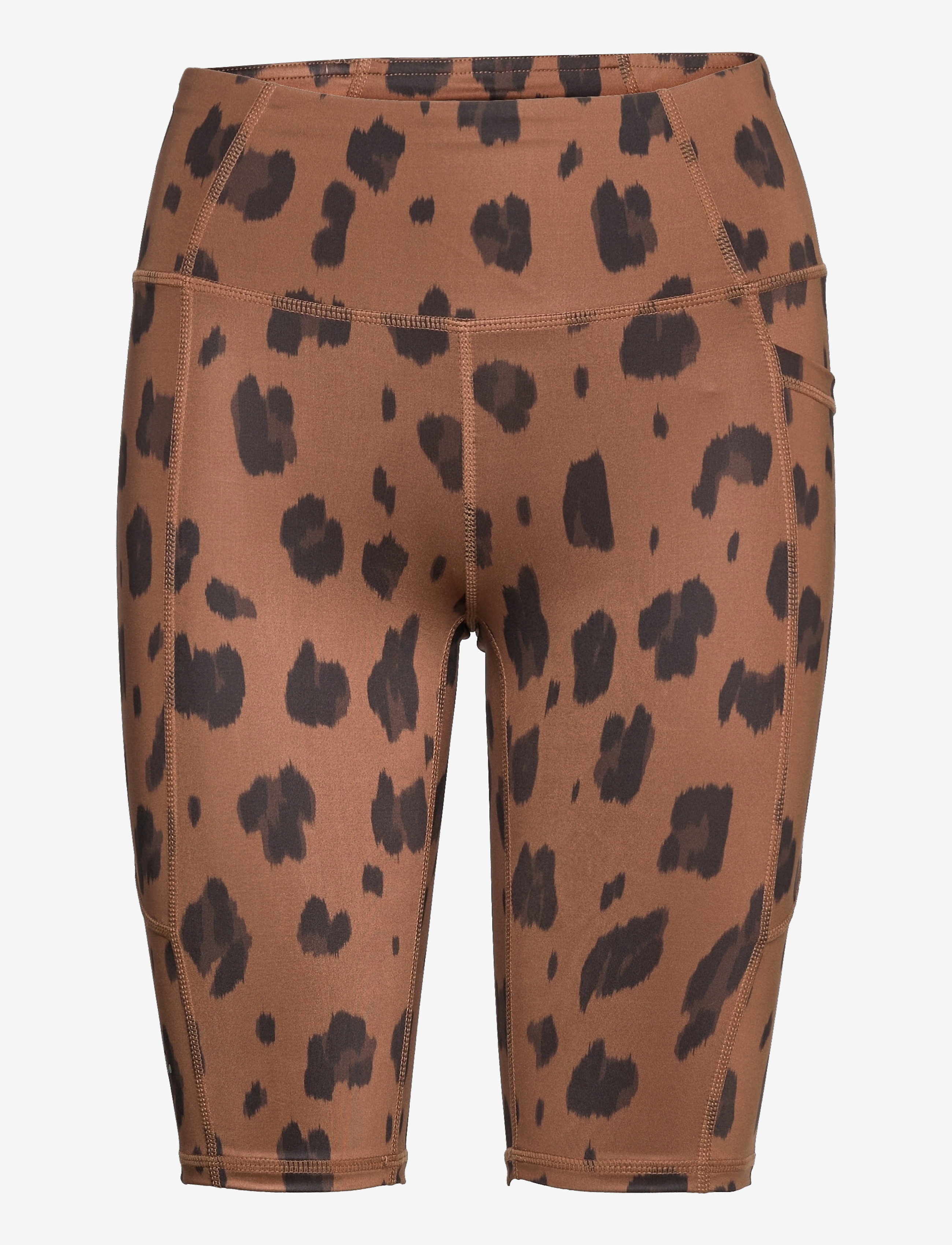 W. Tonal Leo Biker Shorts - LIGHT BROWN