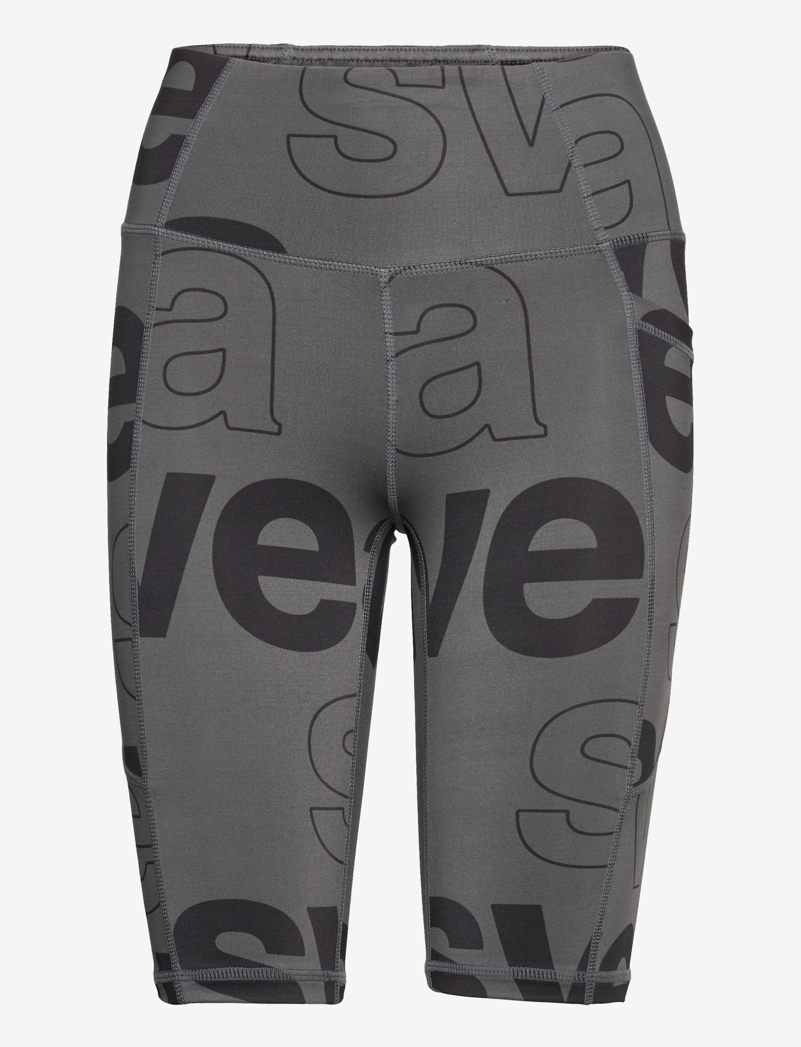 Svea W. Big Logo Biker Shorts - Cykelbyxor - DARK GREY / grey